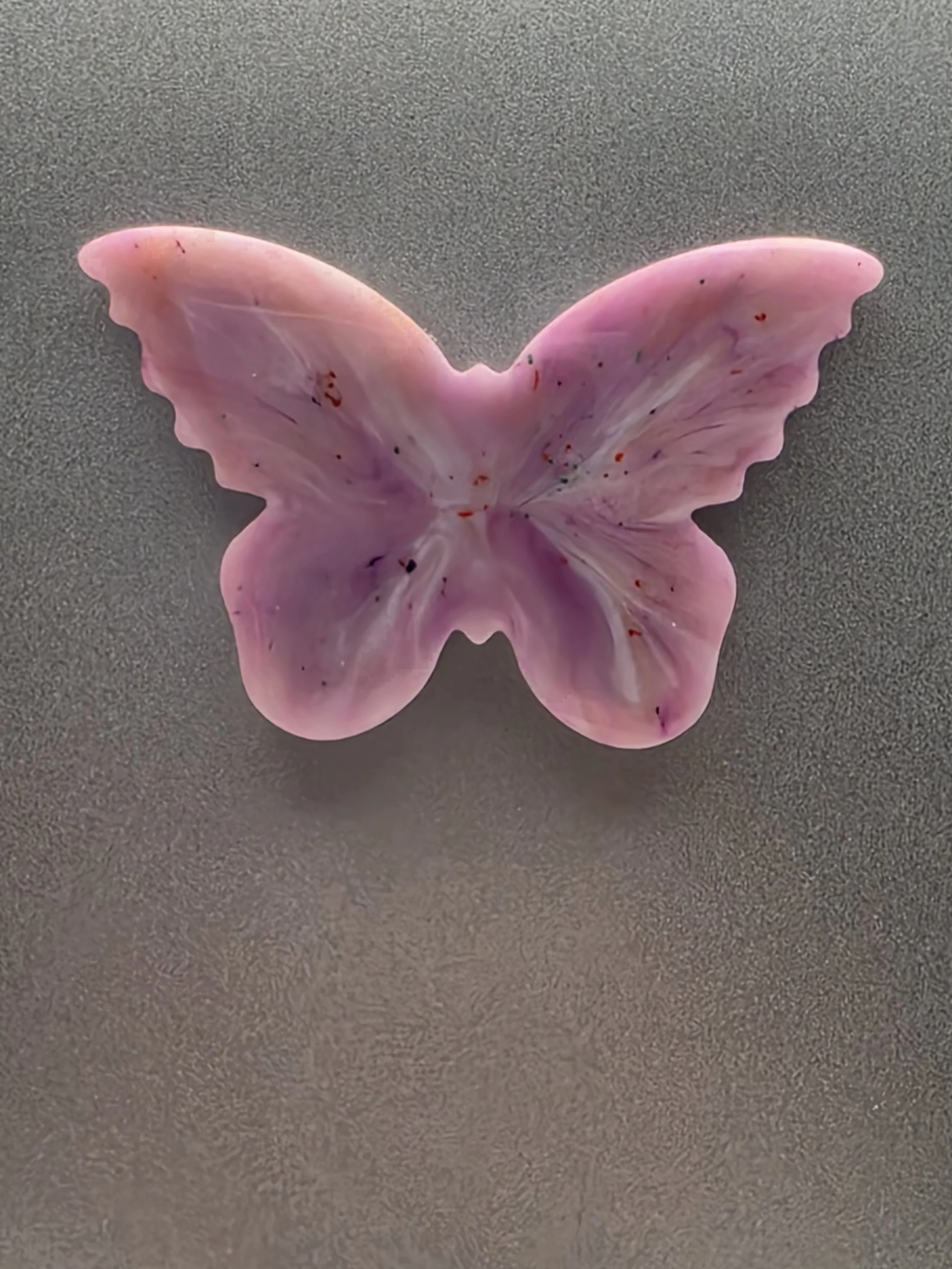 Purple Swirl Butterfly Magnet