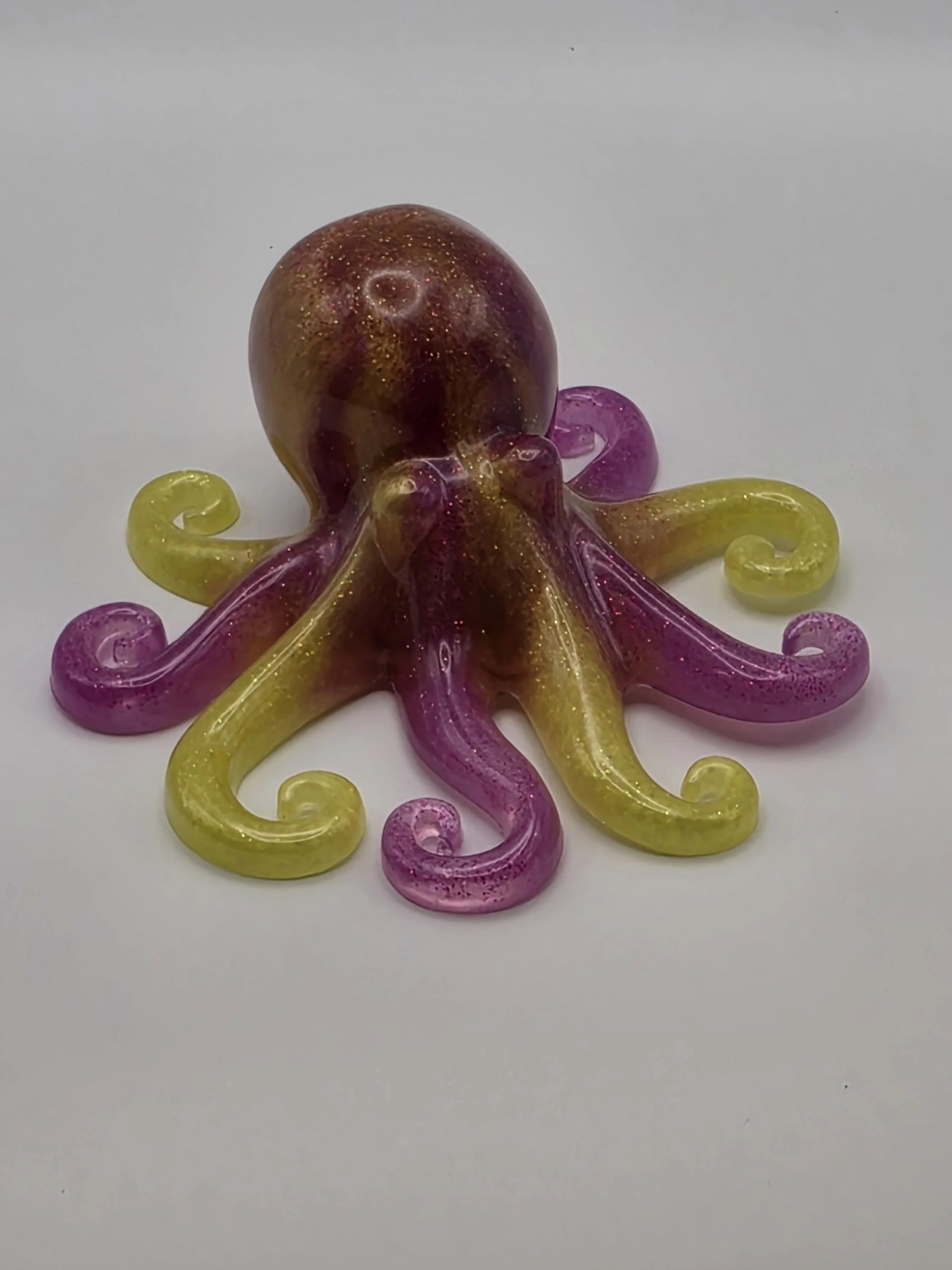 Yellow & Purple Octopus