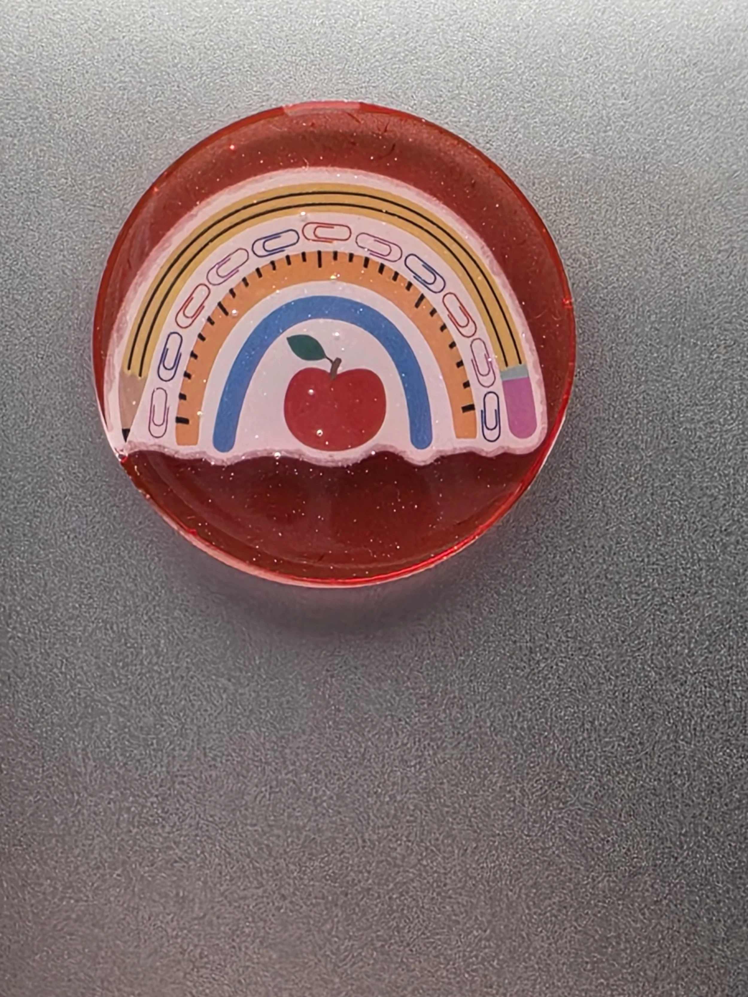 Red Pencil Rainbow Magnet