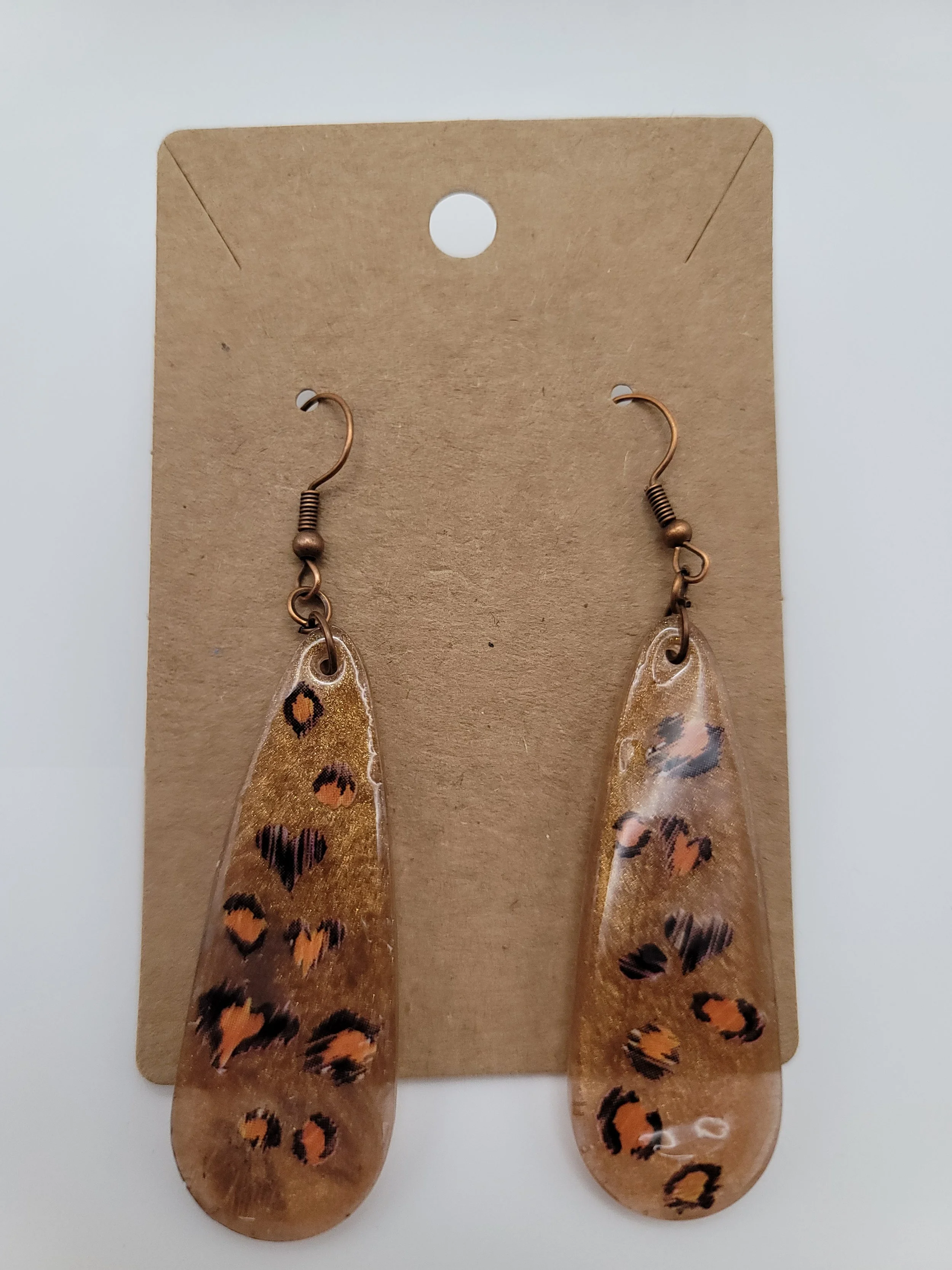 Cheetah Teardrop XL Earrings