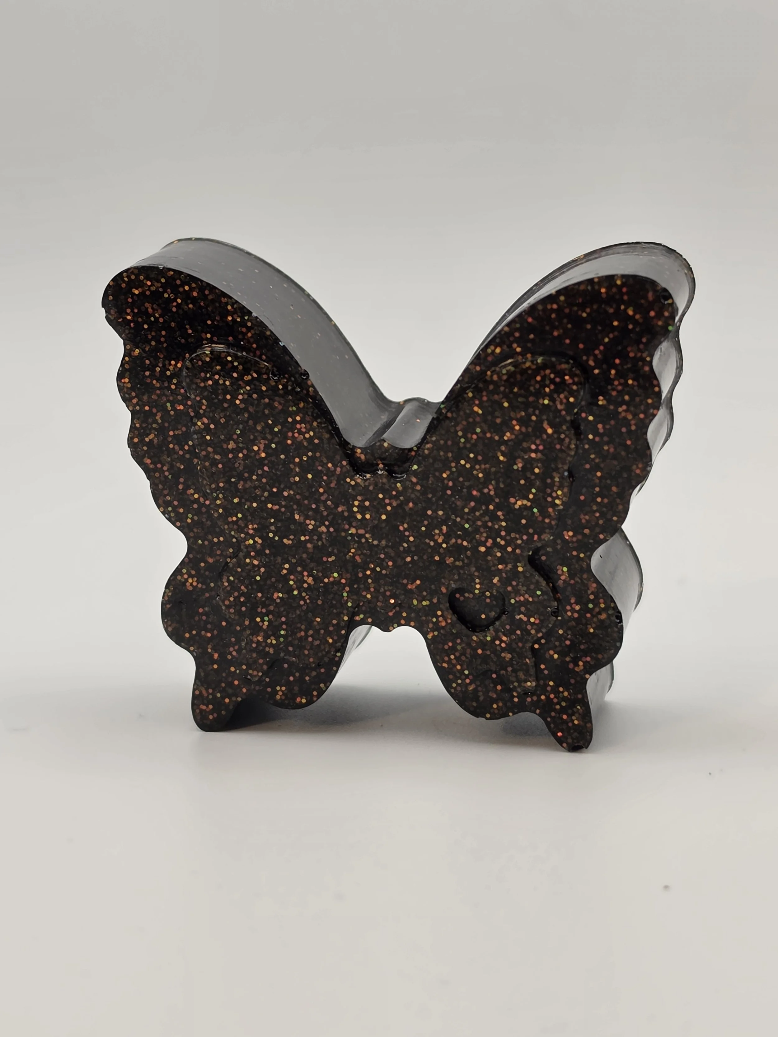 Small Black Sparkle Butterfly