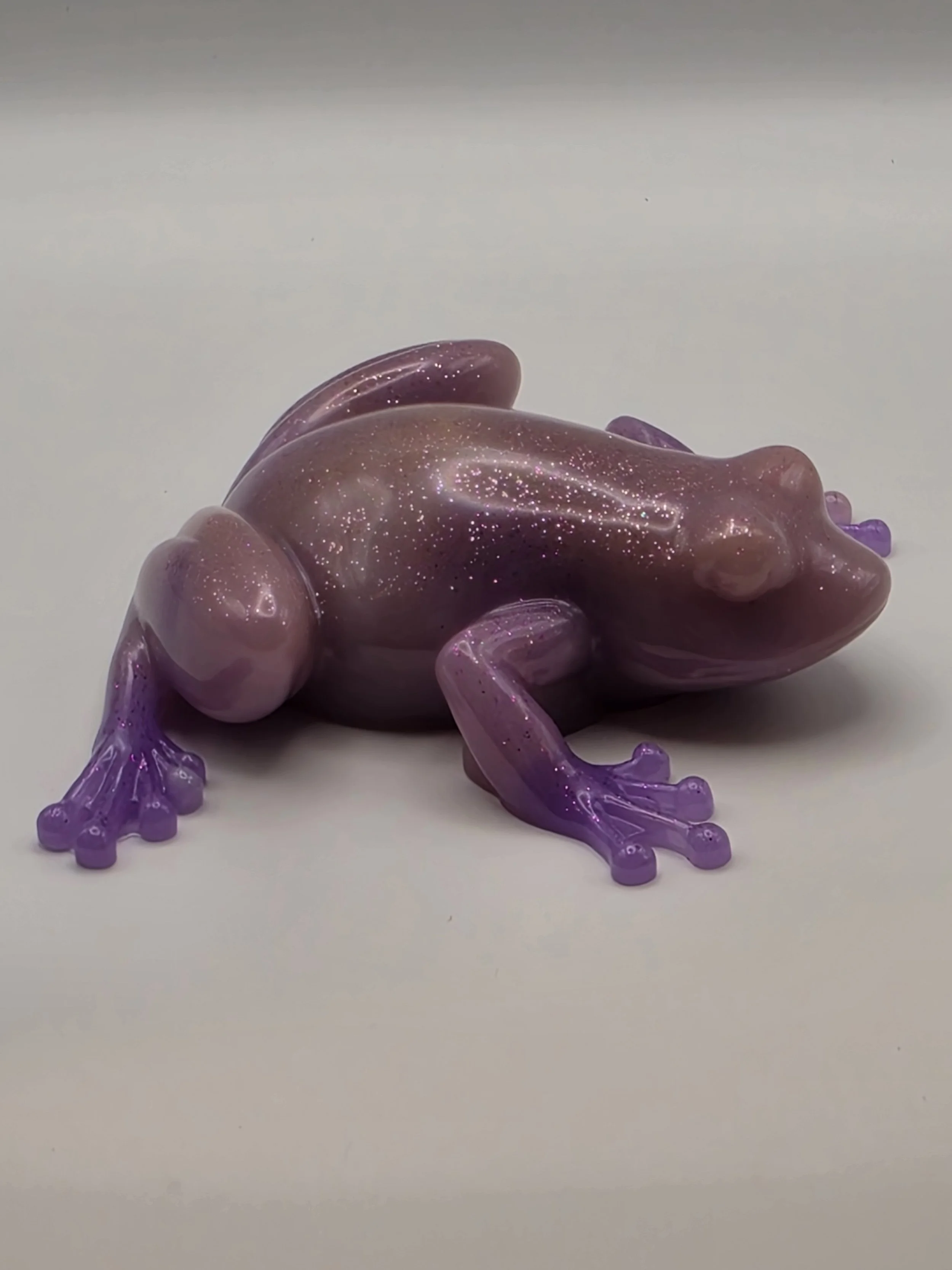 Purple Glitter Frog