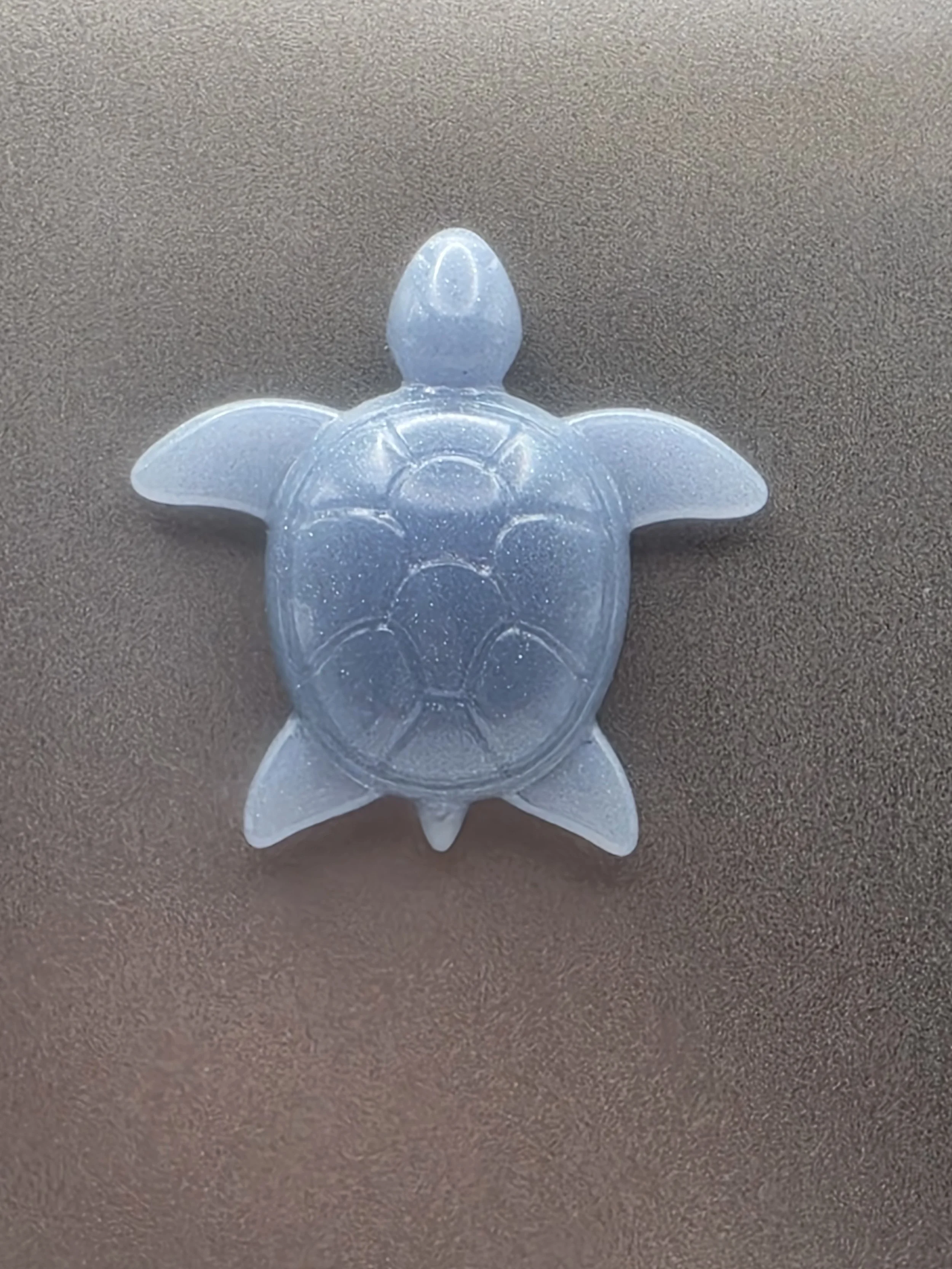 Blue Sparkle Turtle Magnet
