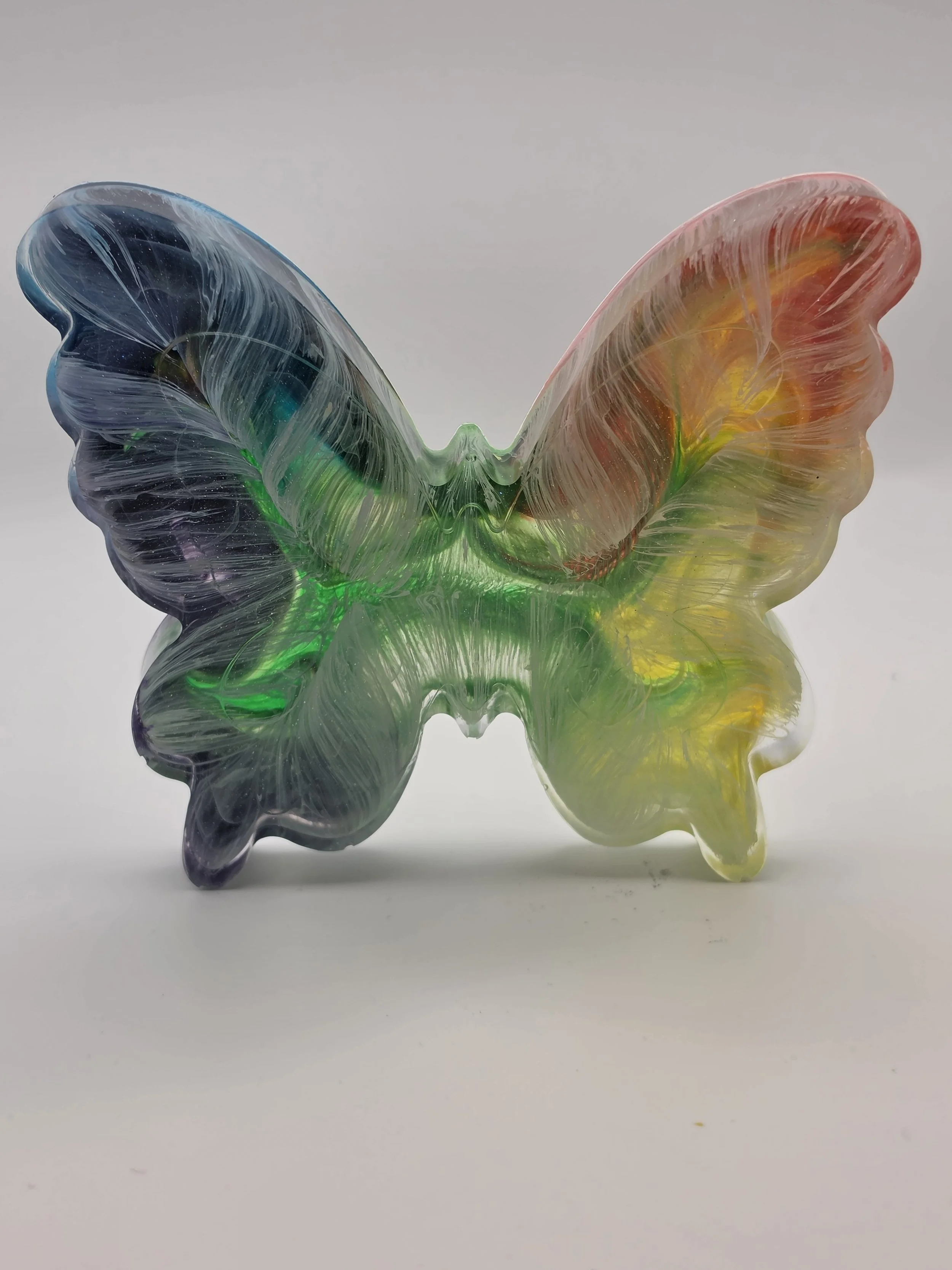 Large Rainbow Swirl Butterfly