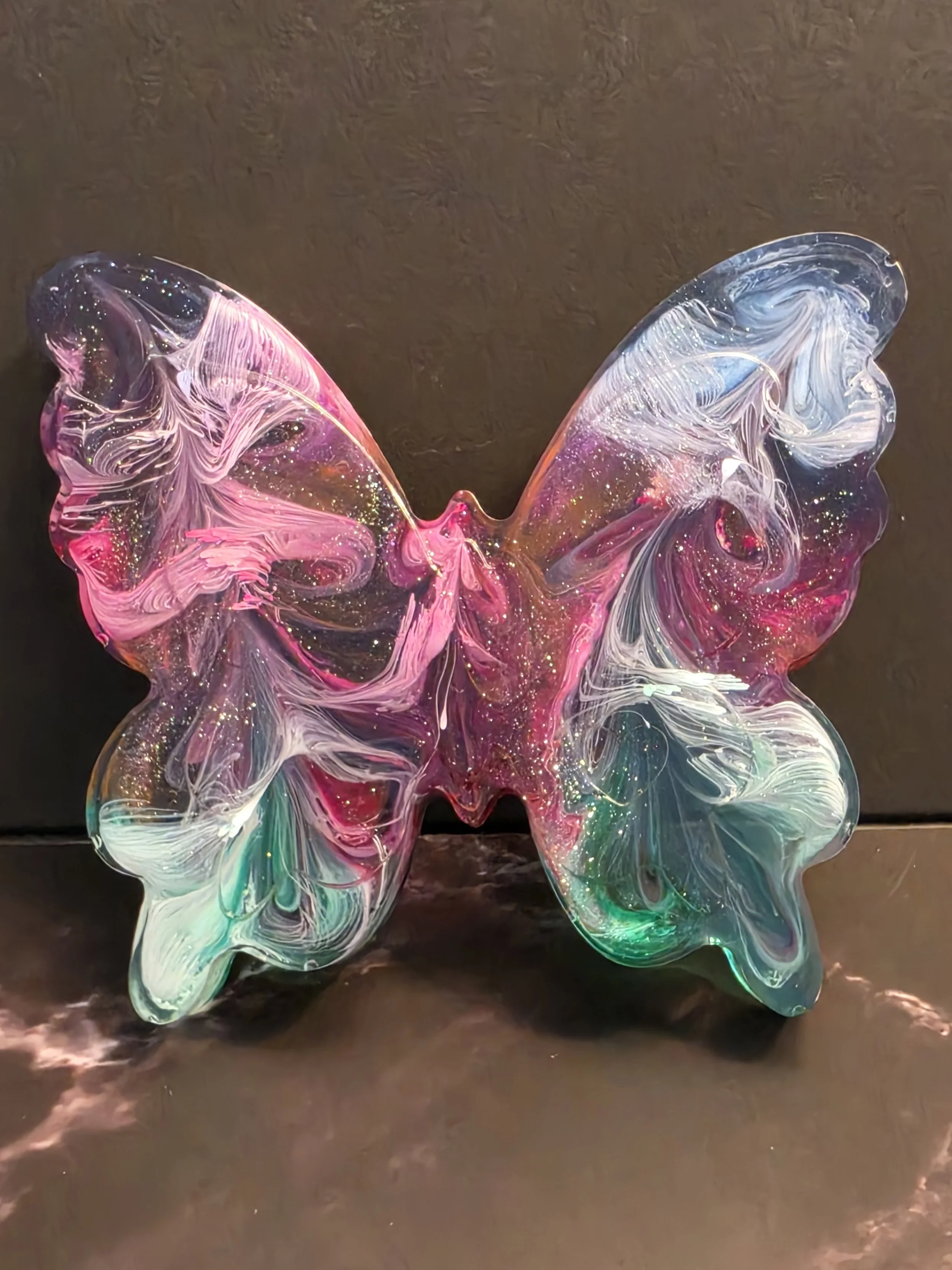 Large Multicolor Swirl Butterfly