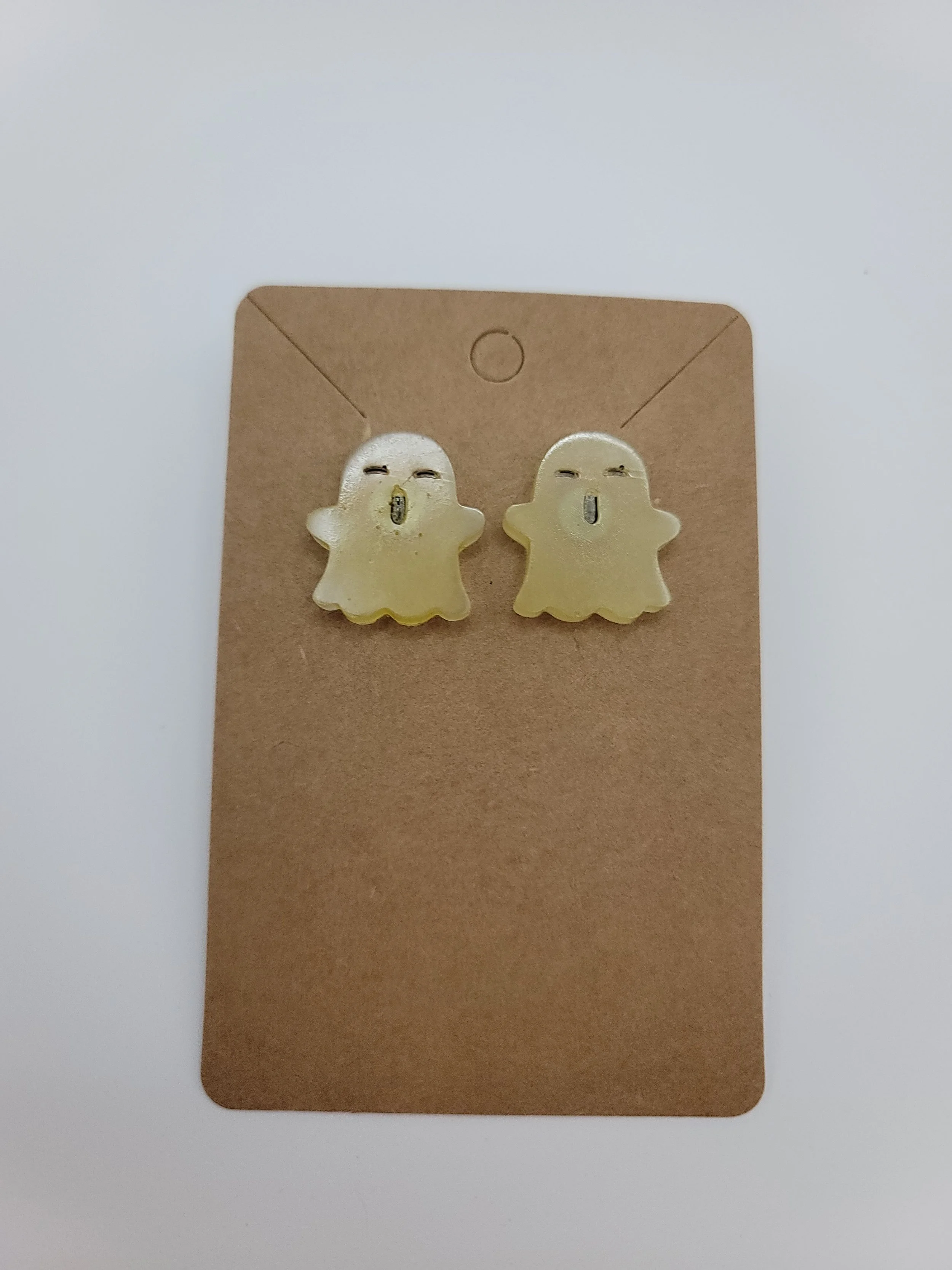 Glow in the Dark Surprise Ghost w/Hands Earrings