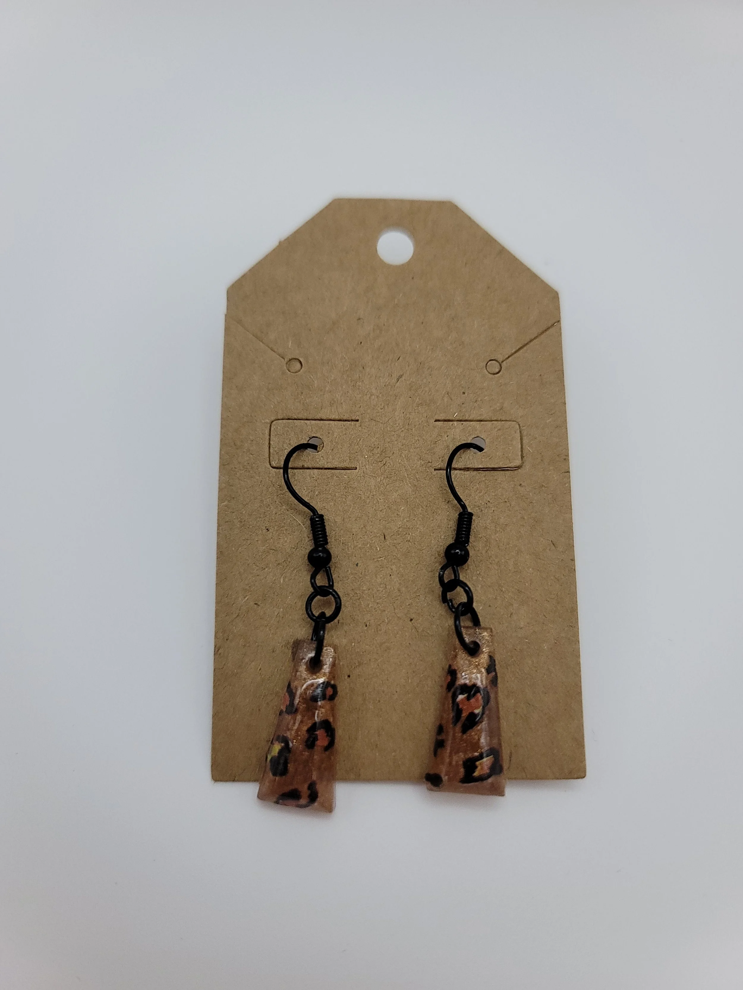 Cheetah  Drop Earrings
