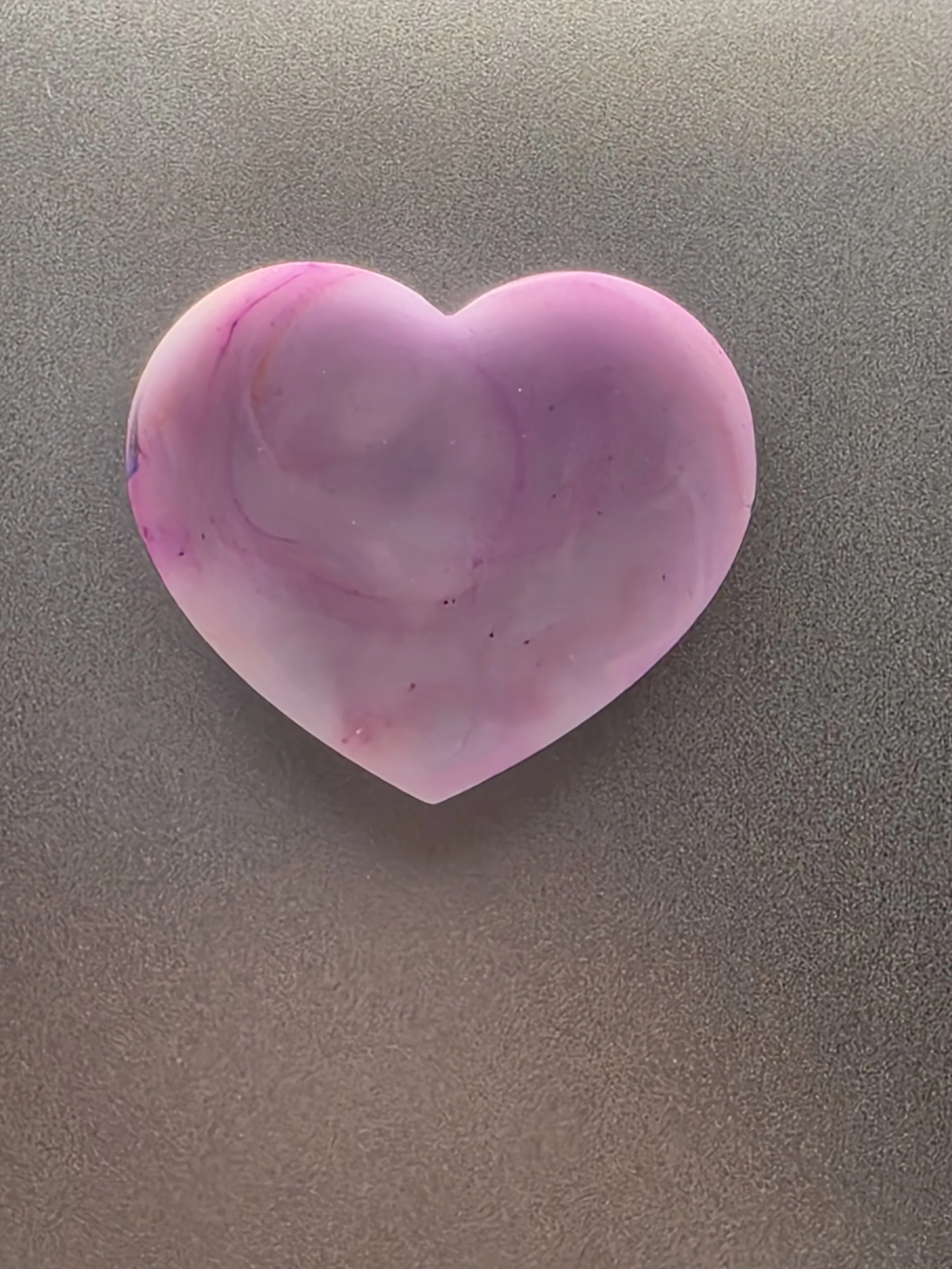 Purple Swirl Heart Magnet