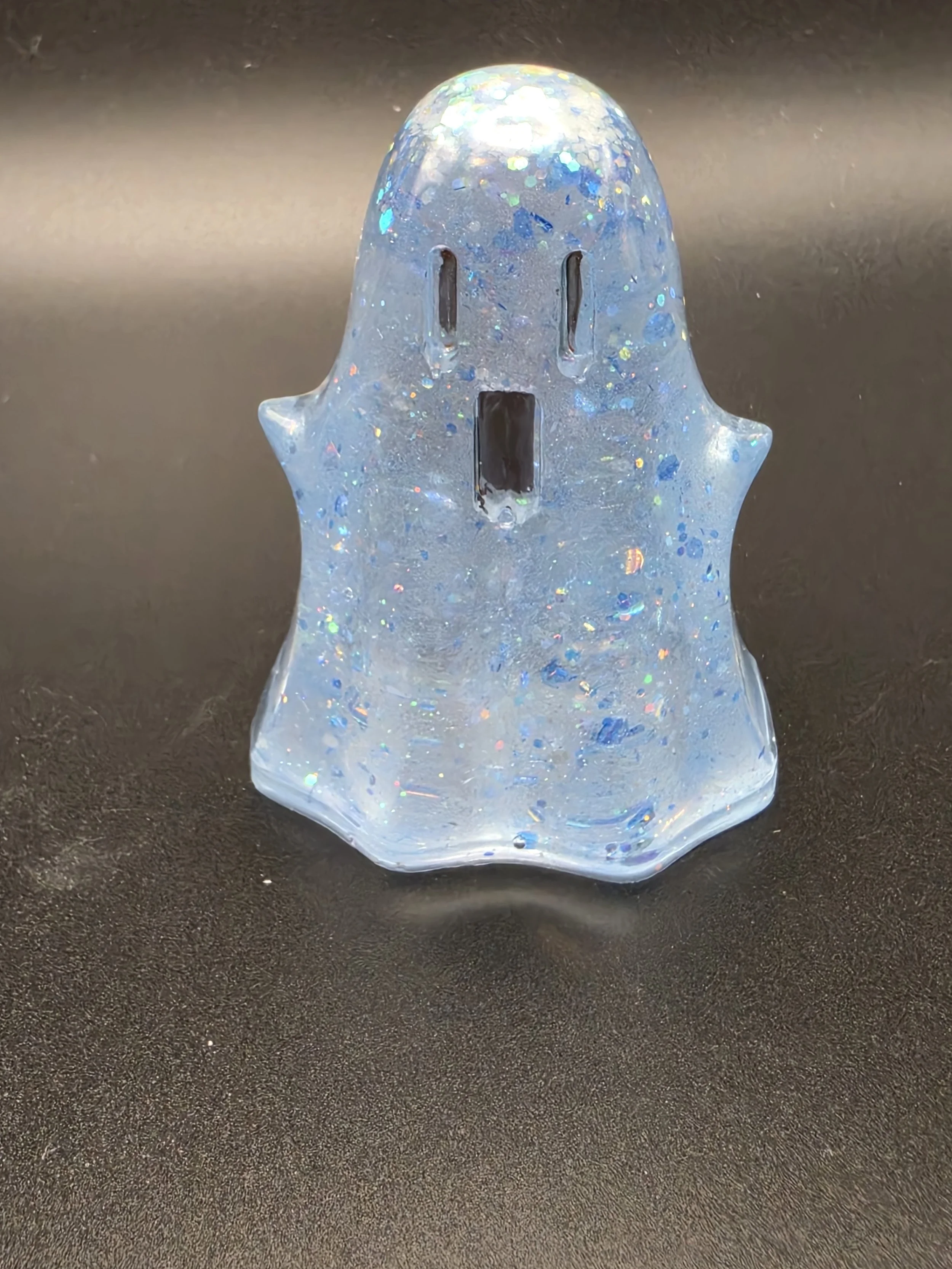 Glow in the Dark Blue Glitter Surprise Ghost