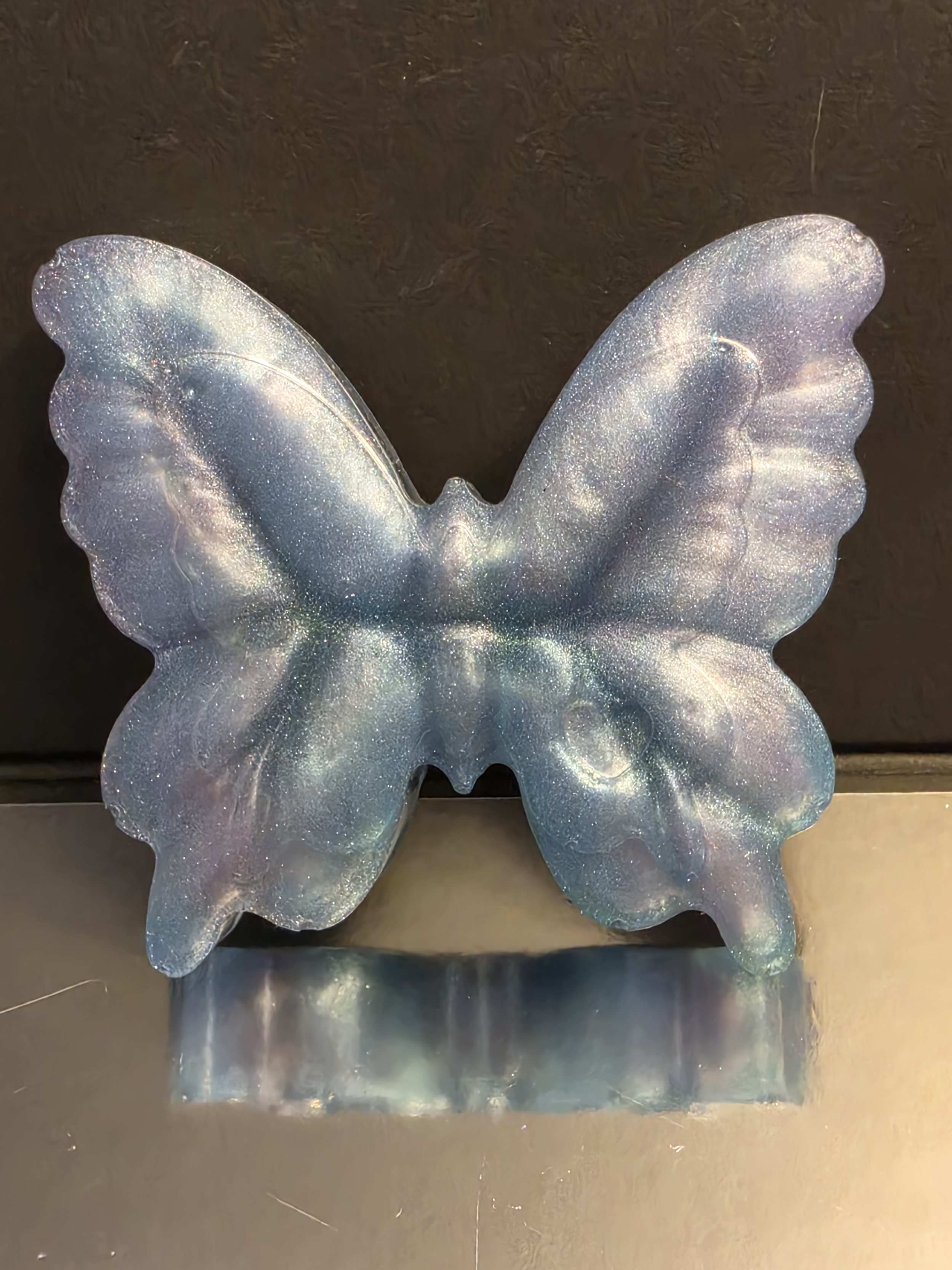 Large Blue & Purple Sparkle Butterfly