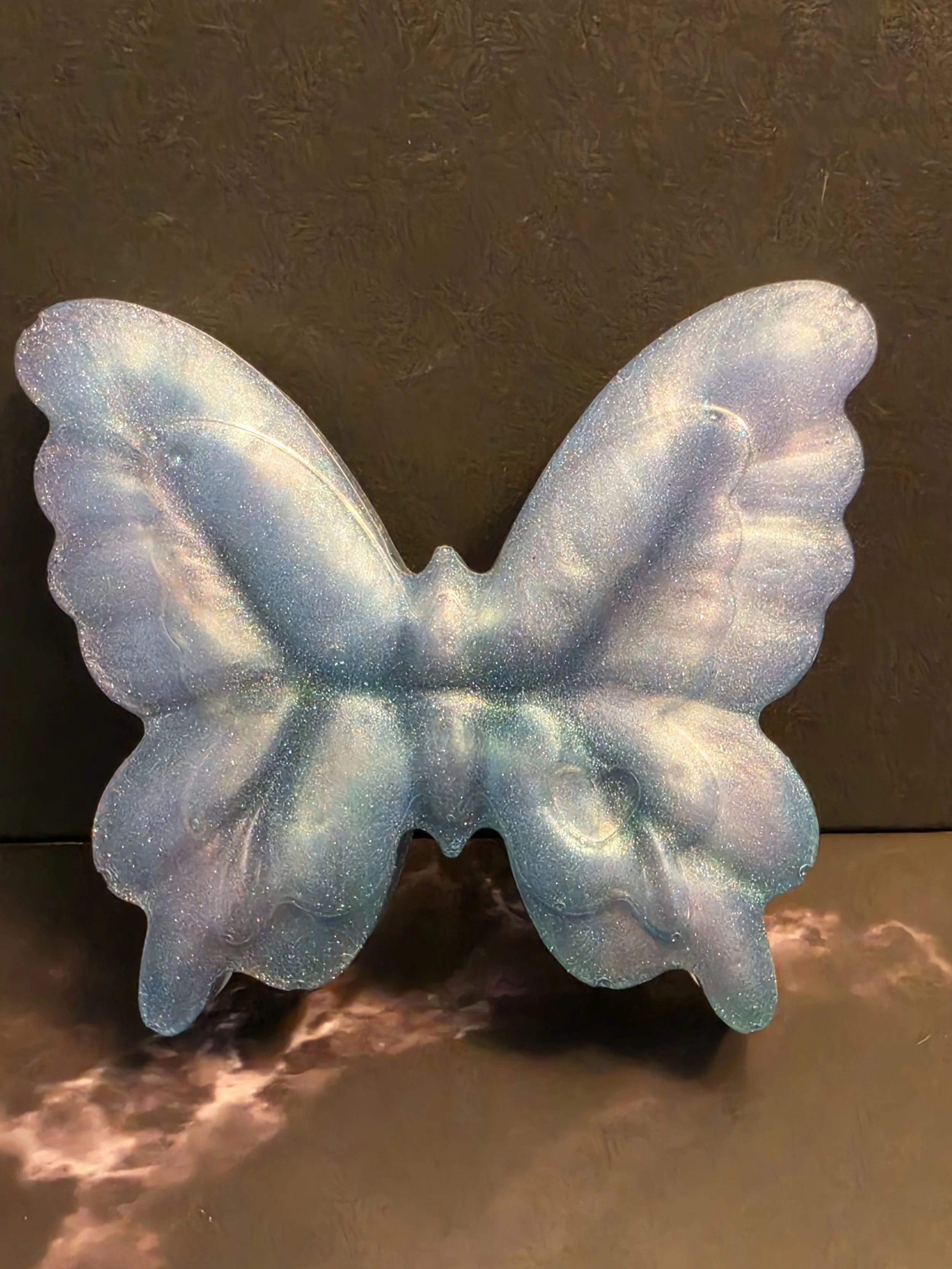 Medium Blue & Purple Sparkle Butterfly