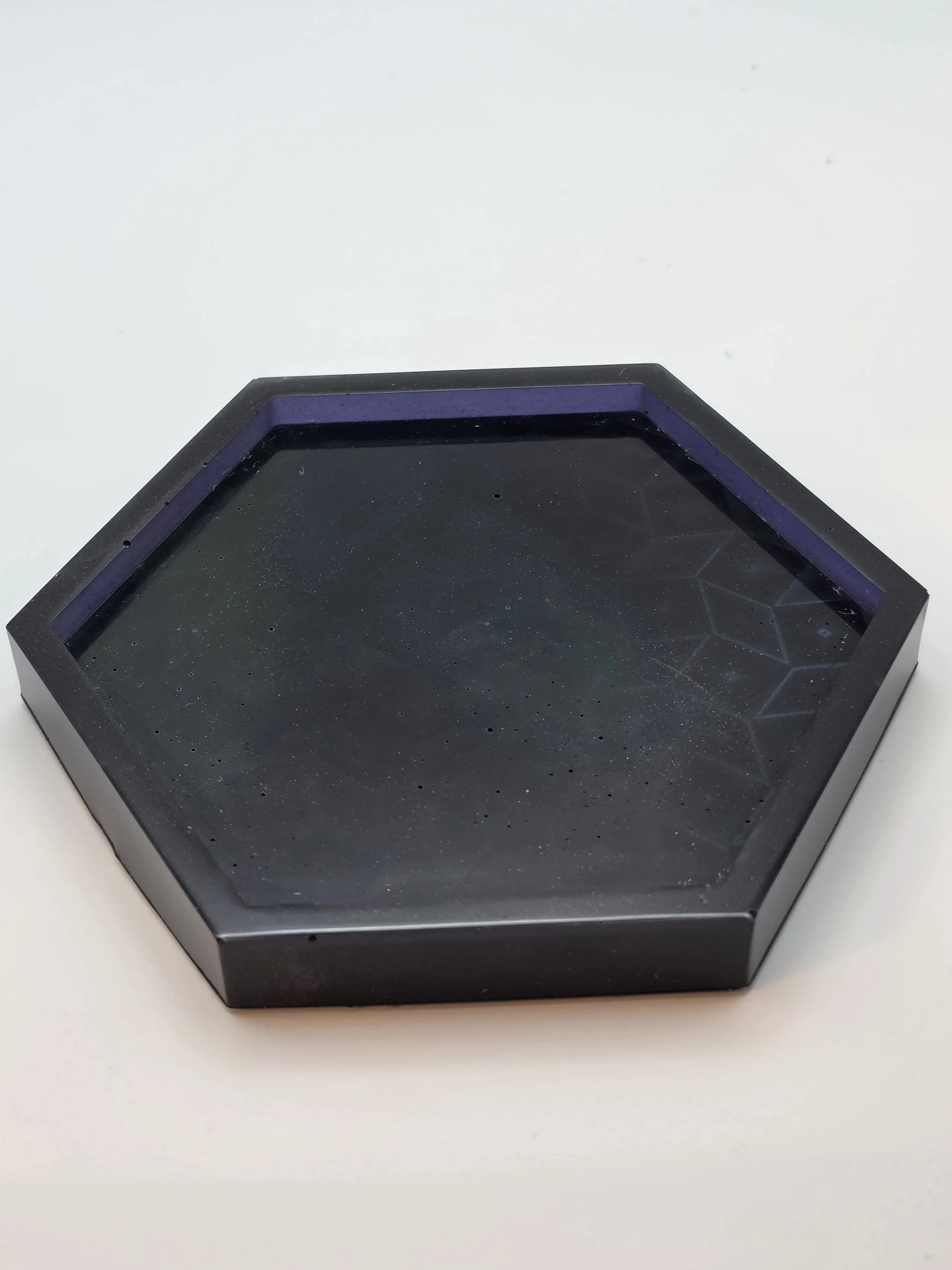 Blach Hexagon Holographic Coaster