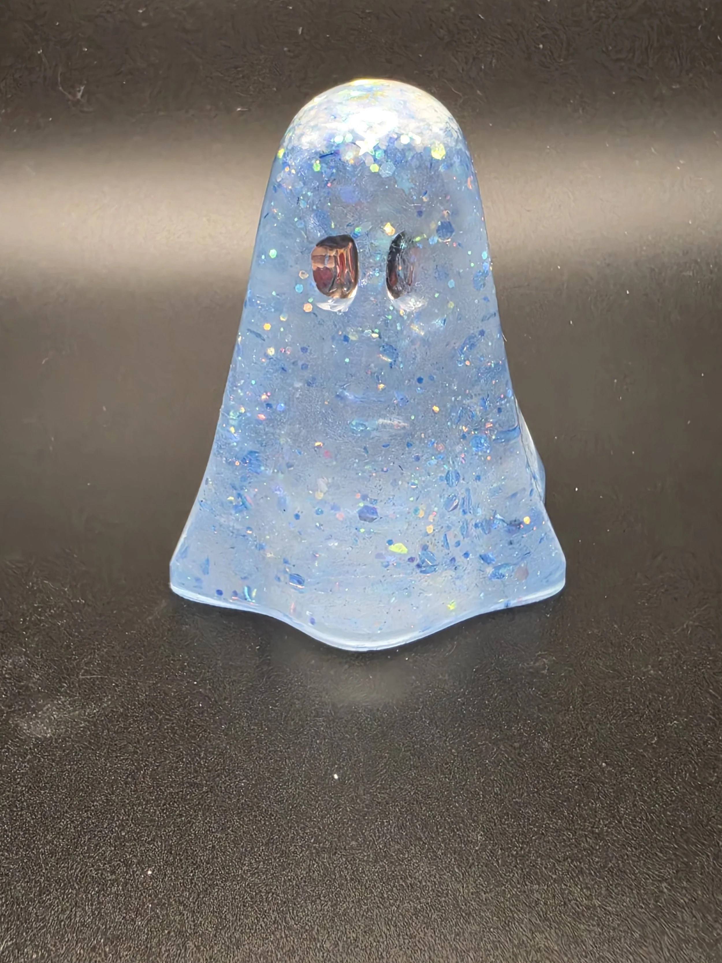 Glow in the Dark Blue Glitter Ghost