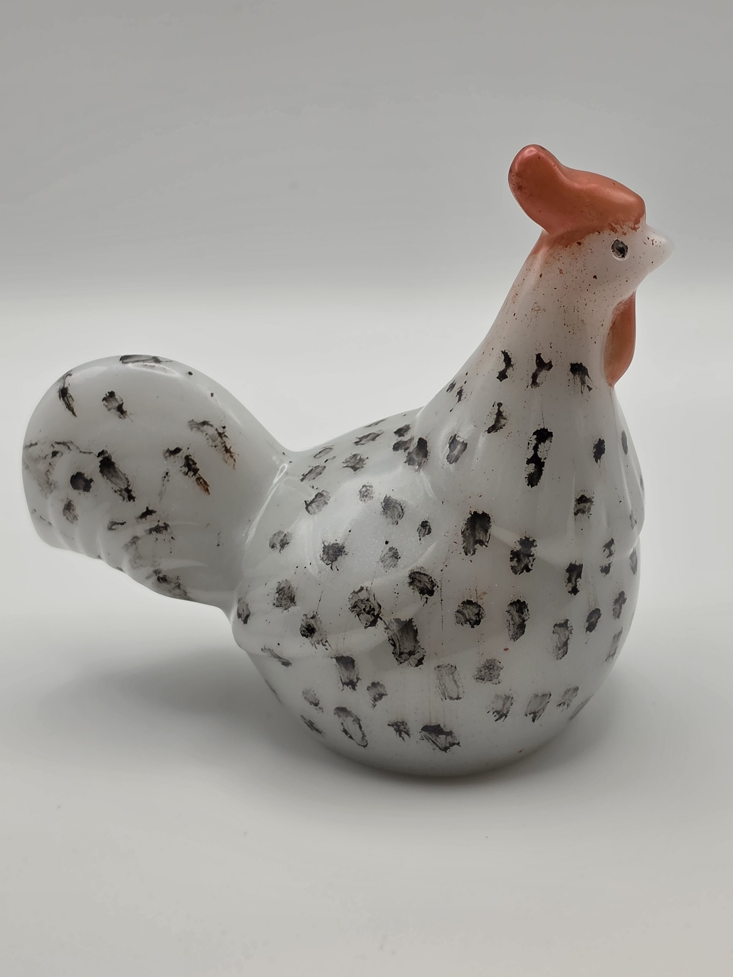 Black & White Spotted Rooster