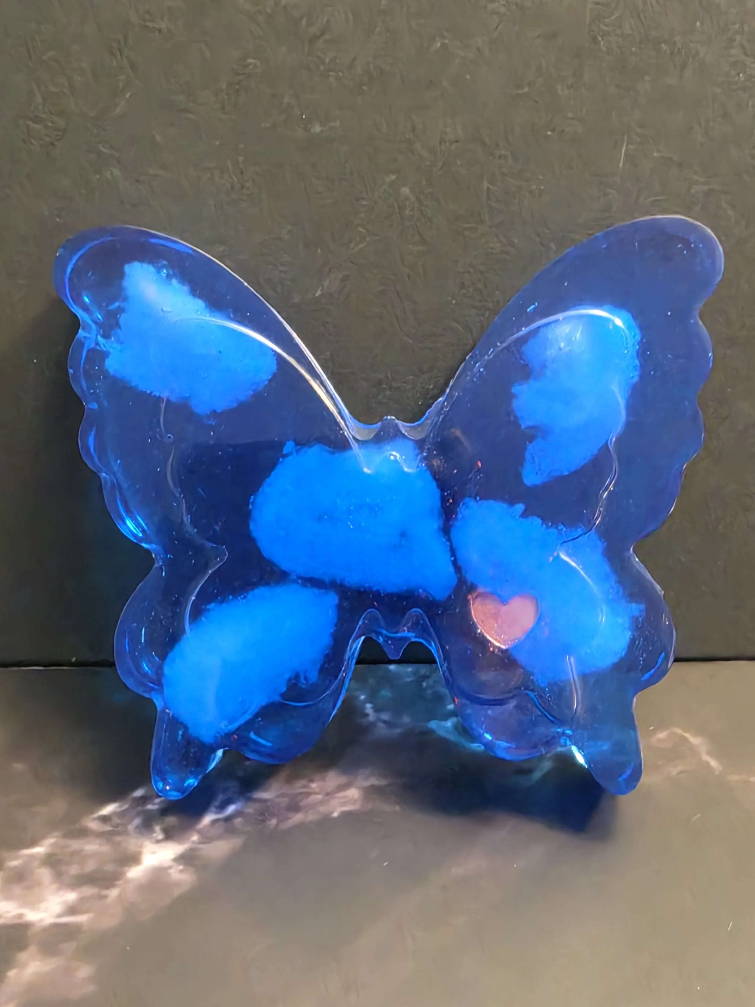 Medium Dark Blue Cloud Butterfly