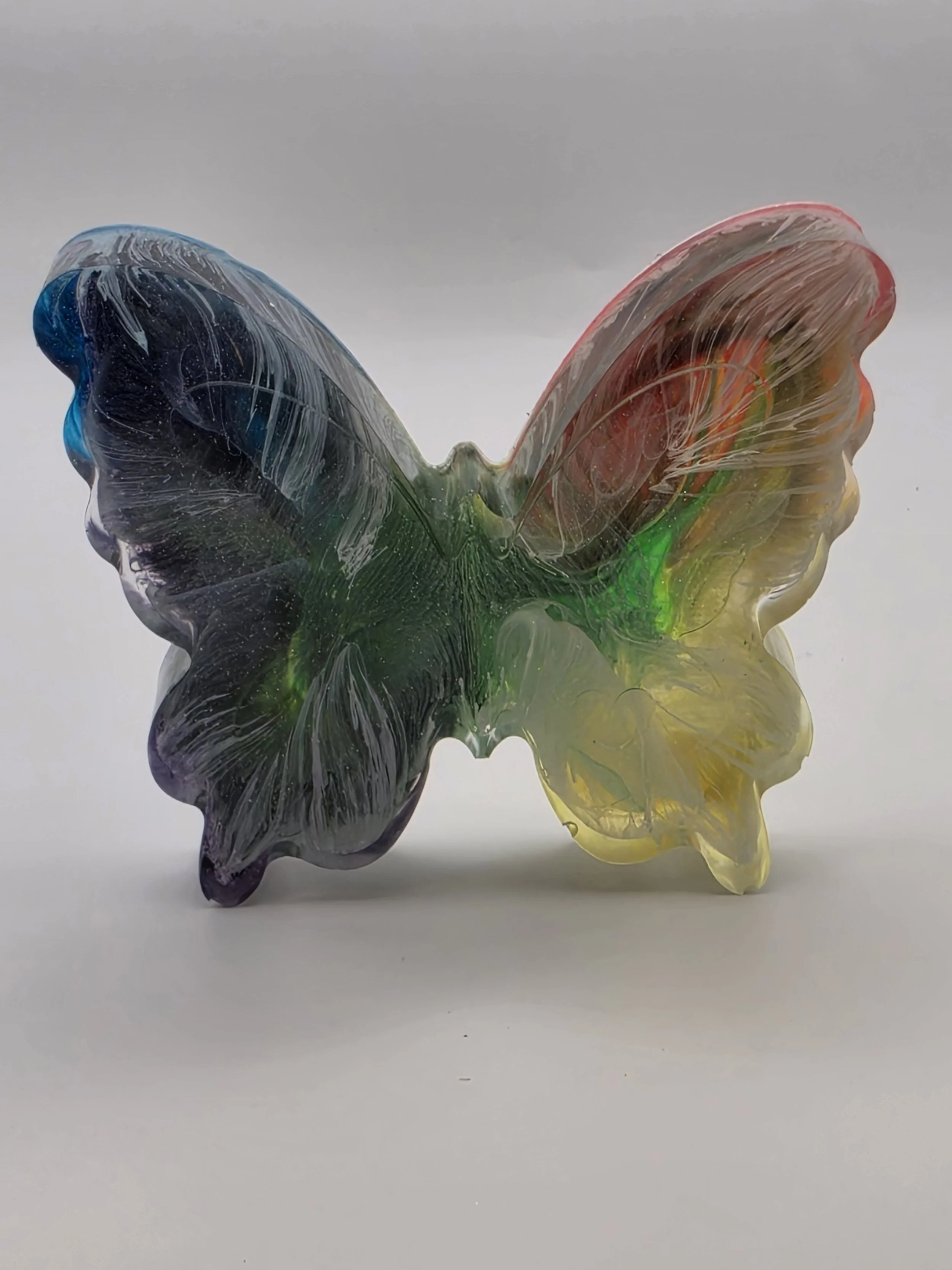Medium Rainbow Swirl Butterfly