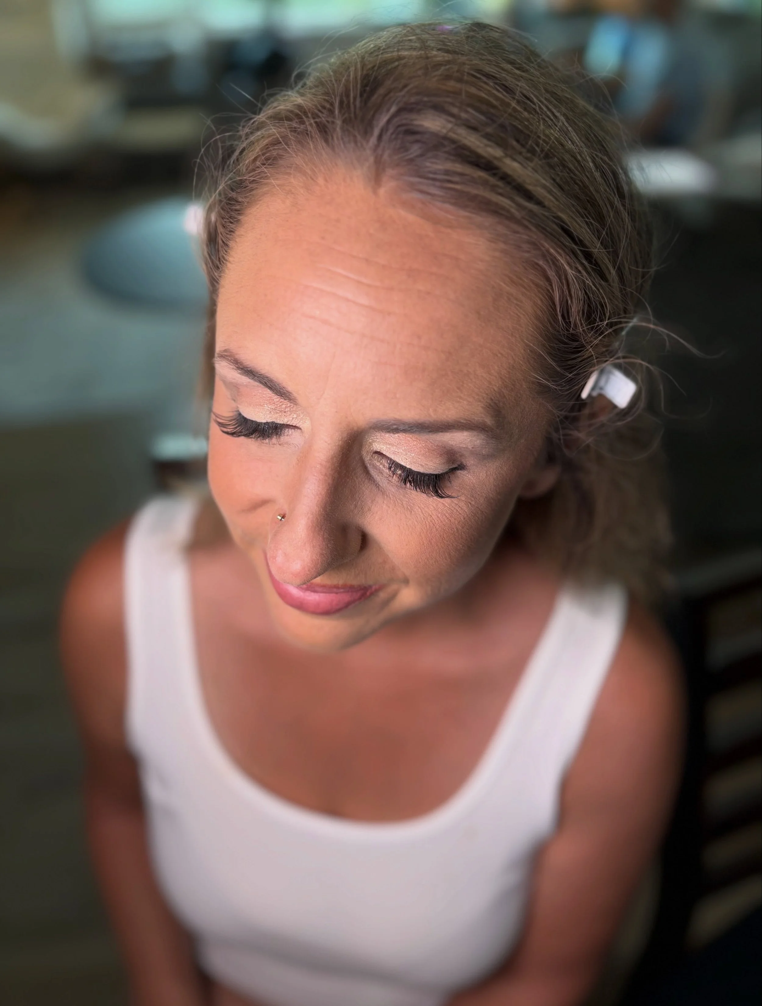 It was this gorgeous bride&rsquo;s preview day and she was STUNNING 😍 

Cannot wait for her big day right around the corner ✨
Probably the chillest bride.. I think we can all take a page from her book!! Enjoy this season ladies👏🏻👏🏻👏🏻