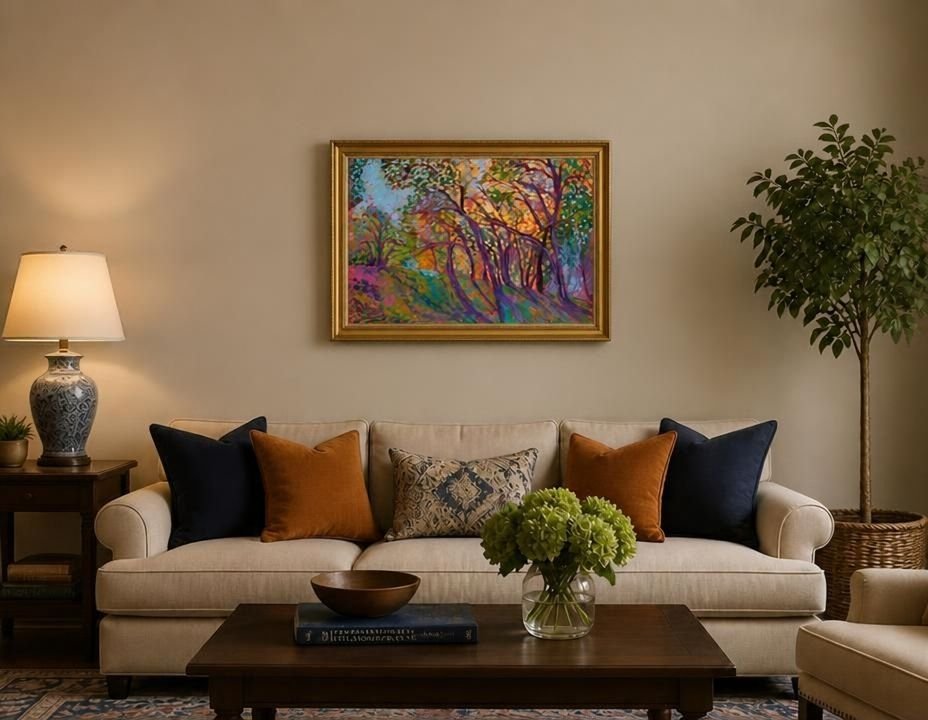 Painting in Gold Frame Living Room.jpg