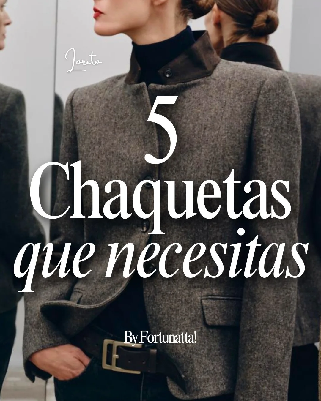 Fortunatta! Las 5 chaquetas definitivas de la temporada, nuestra selecci&oacute;n. 

Solo necesitas estas 5 chaquetas estrat&eacute;gicas para elevar cualquier look b&aacute;sico.

Fortunatta! So chic 

Si quieres saber c&oacute;mo combinarlos env&ia