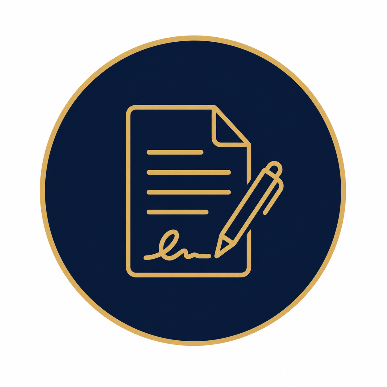 document signed