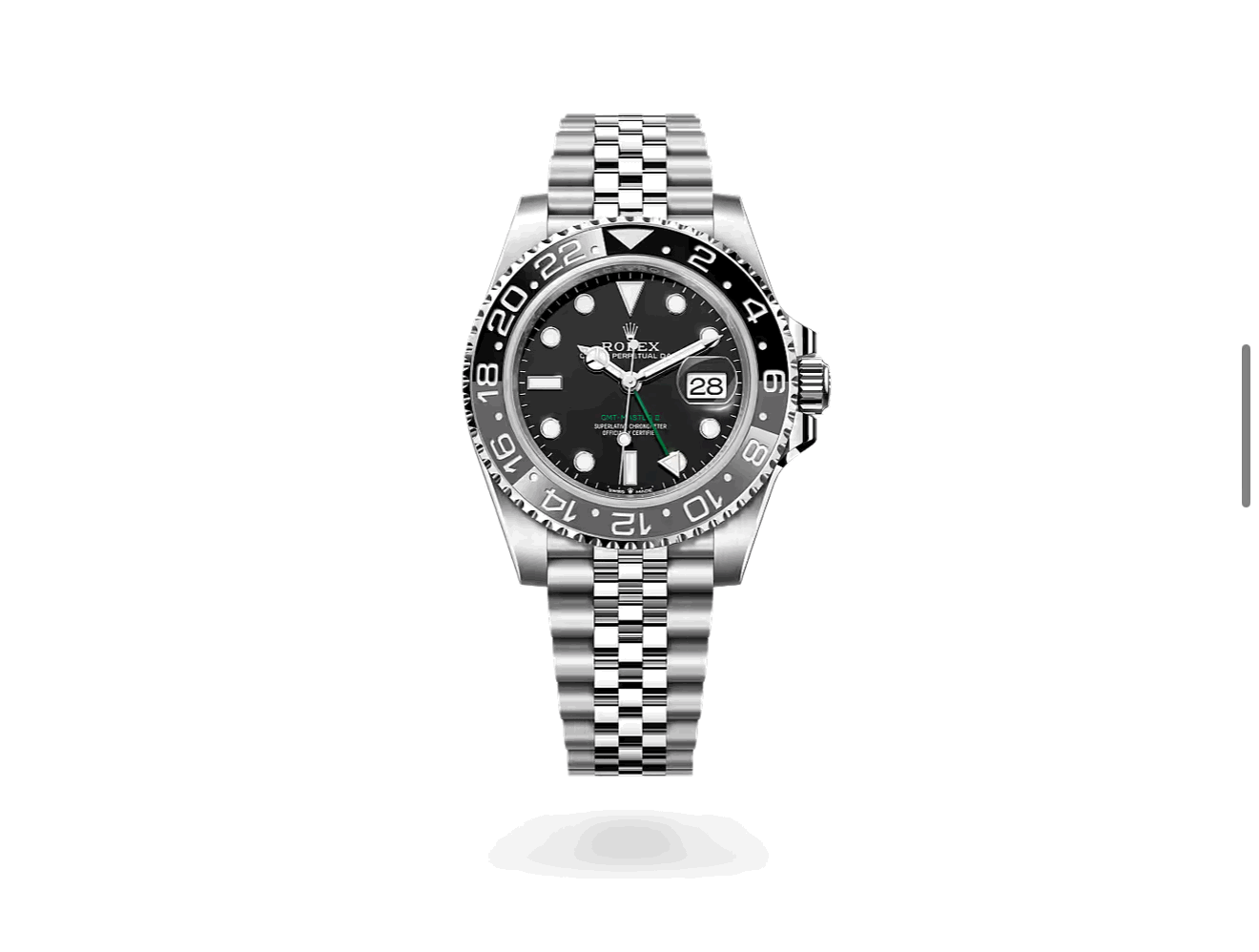 Rolex Gmt Master II 40mm Oyster Edelstahl Ref:126710GRNR