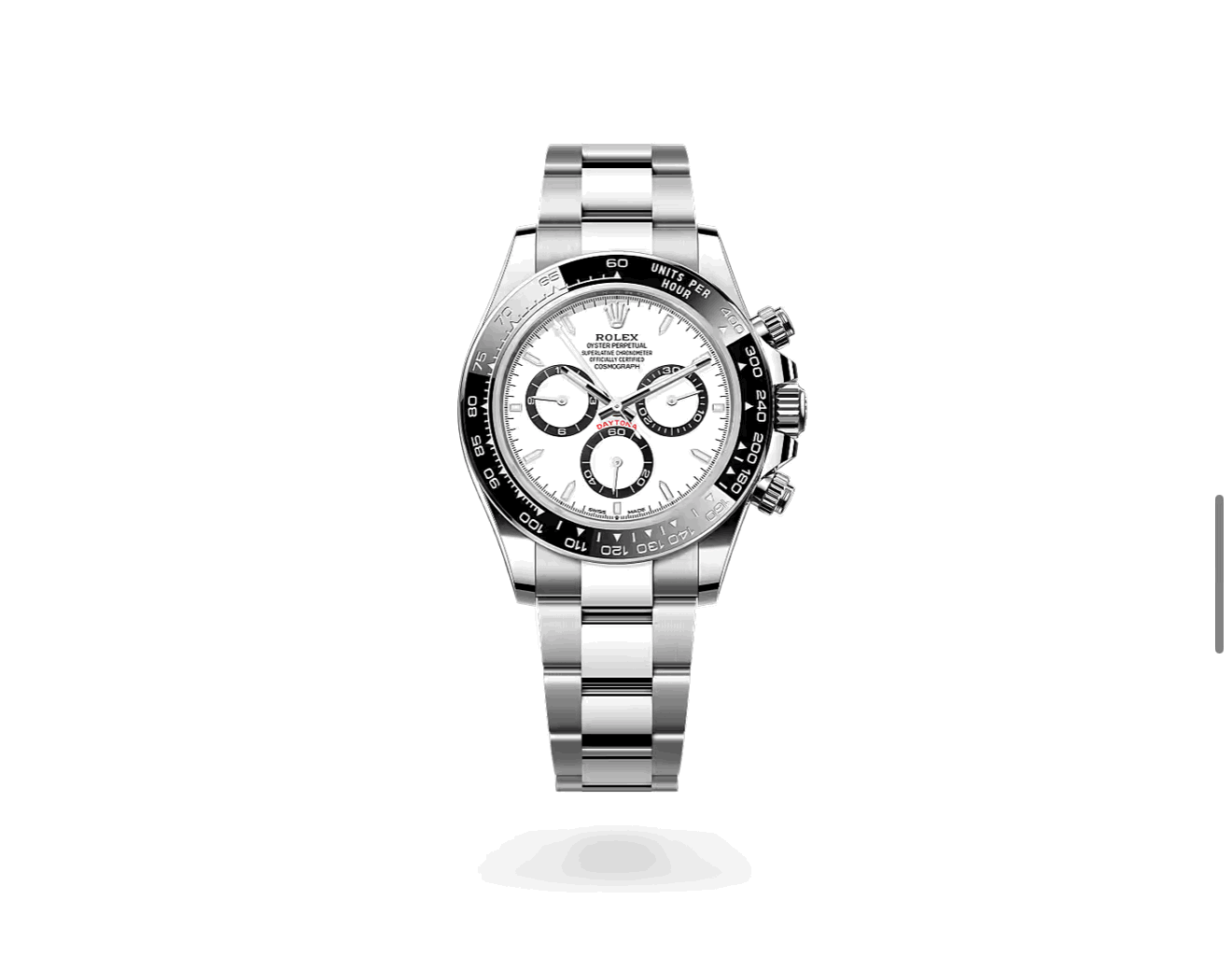 Rolex Cosmograph Daytona Oyster, 40 mm, Edelstahl Oystersteel