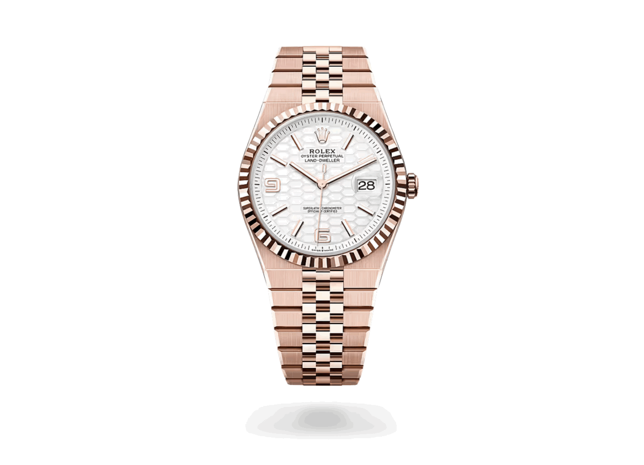 Rolex Land Dweller 40mm Rosègold Ref:127335