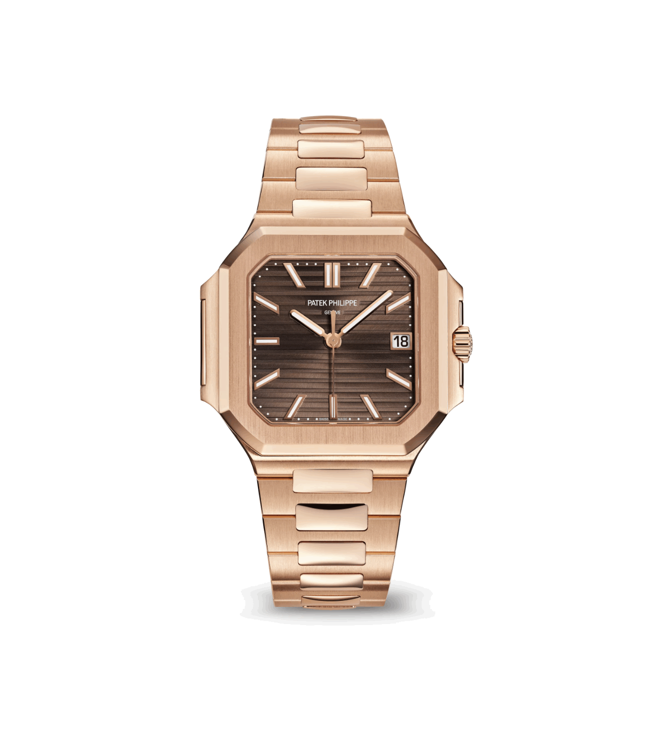Patek Philippe Cubitus Roségold Date .Sweep Seconds. Ref: 7128/1R-001