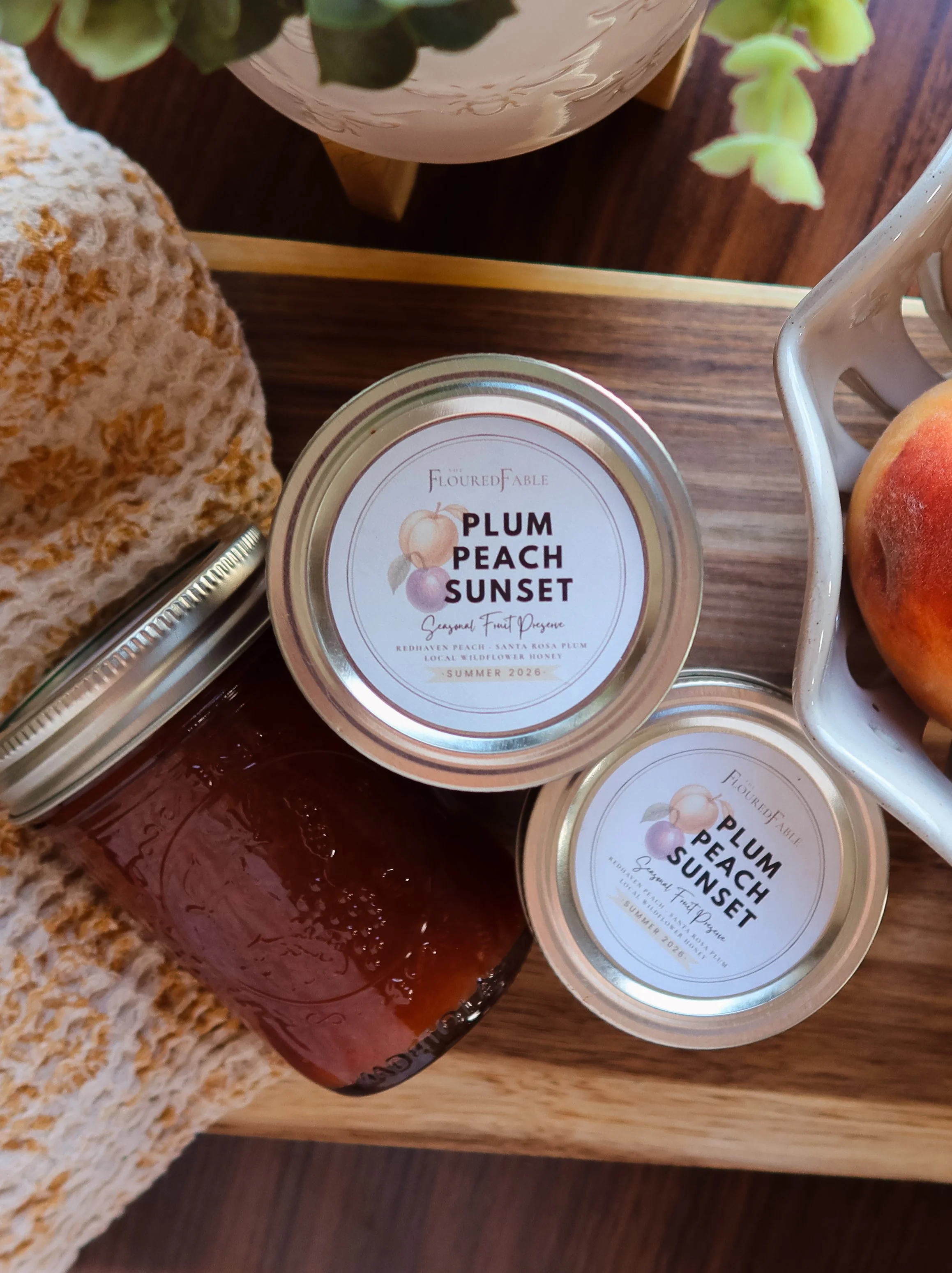 Plum Peach Sunset Preserve
