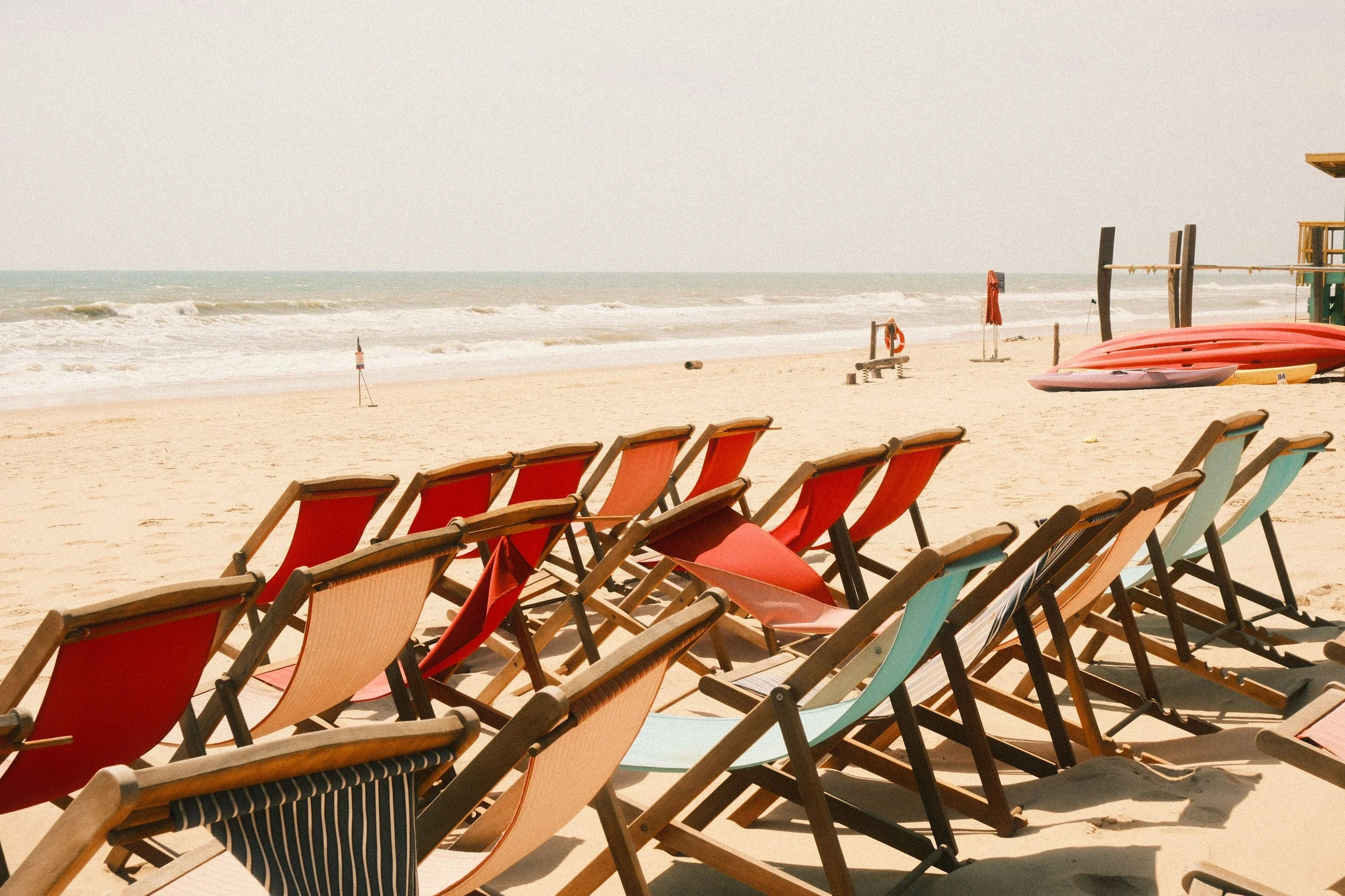 Beach vacation inspiration for clients booking body sugaring and spray tanning before traveling from Calgary.
