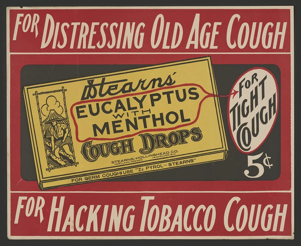 Stearns’ Eucalyptus Cough Drops - 1920