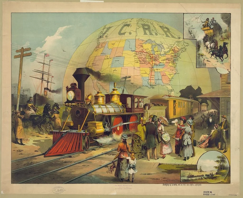 The World's Railroad Scene, 1882