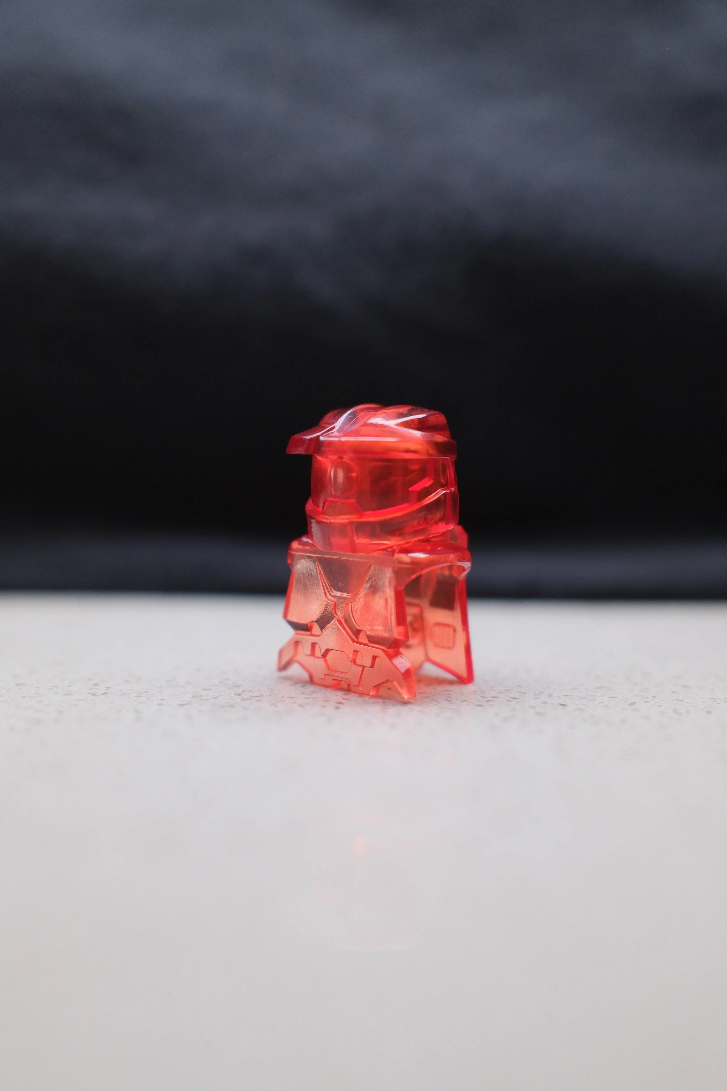 Transparent Red Space Marine Armor