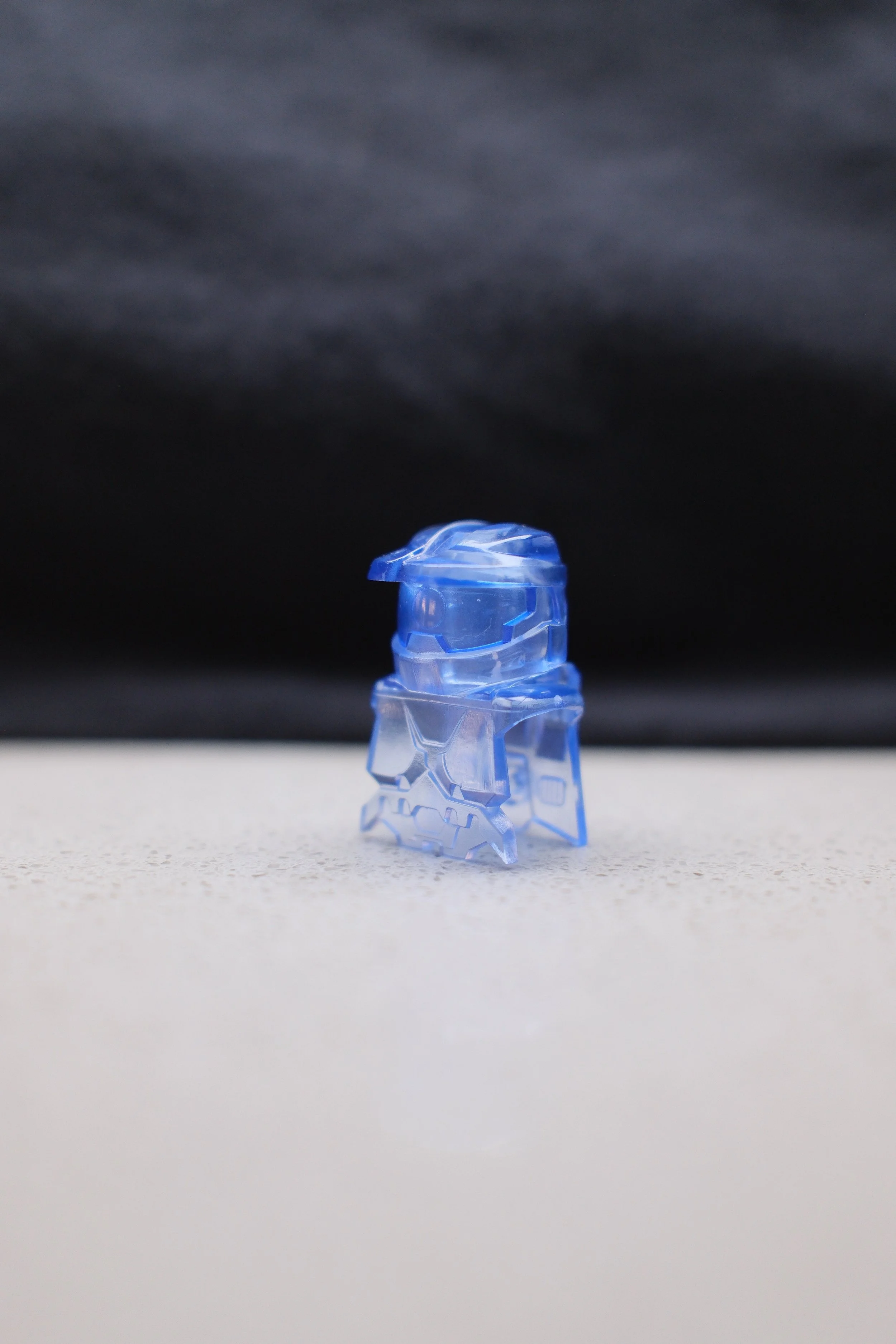 Transparent Blue Space Marine Armor