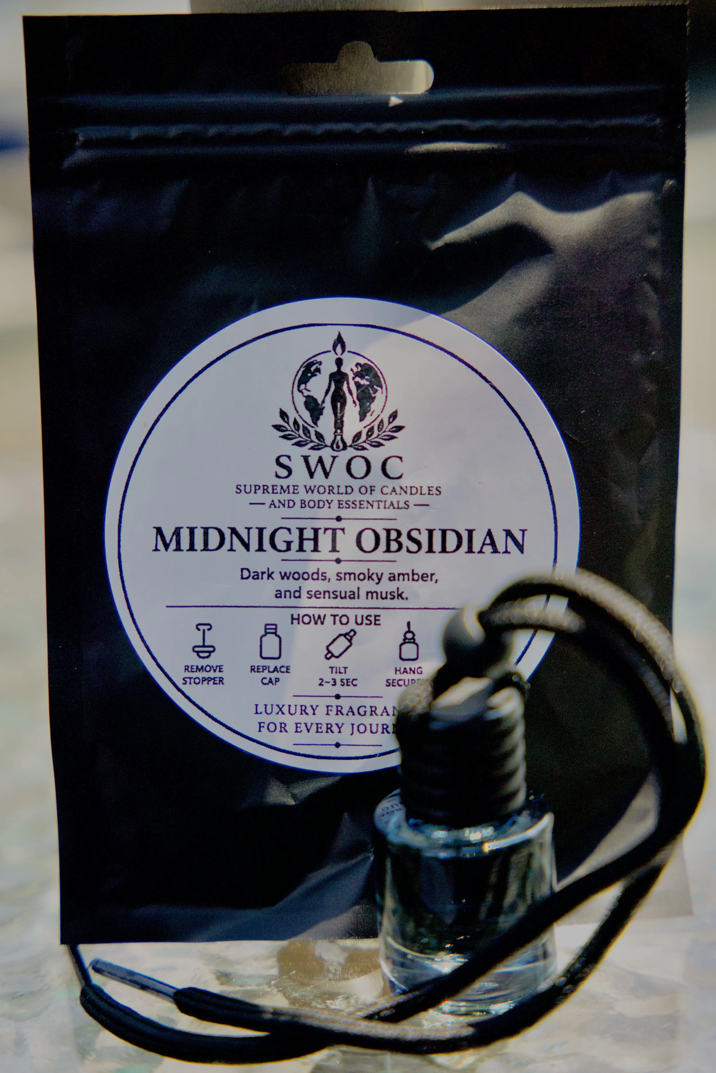 Midnight Obsidian Car Diffuser