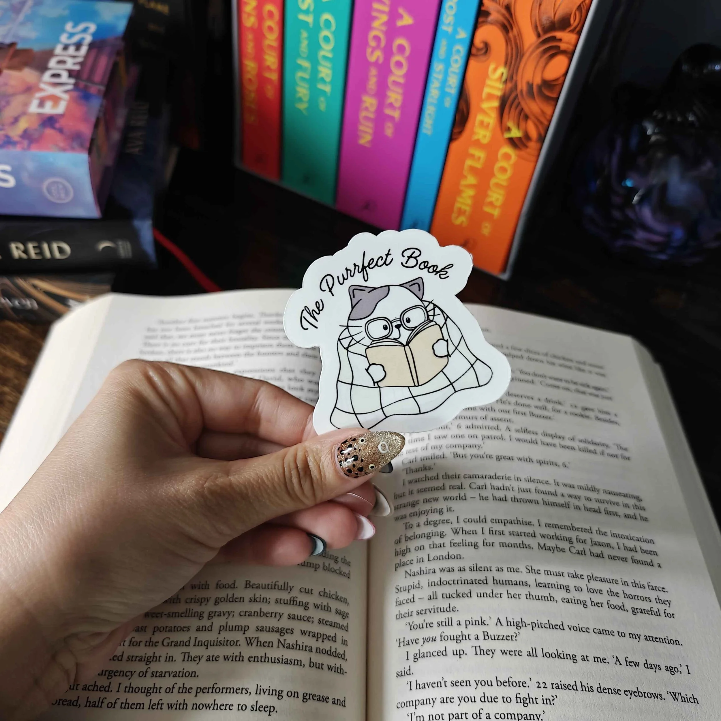The Purrfect Book Sticker | Bookish Inspired