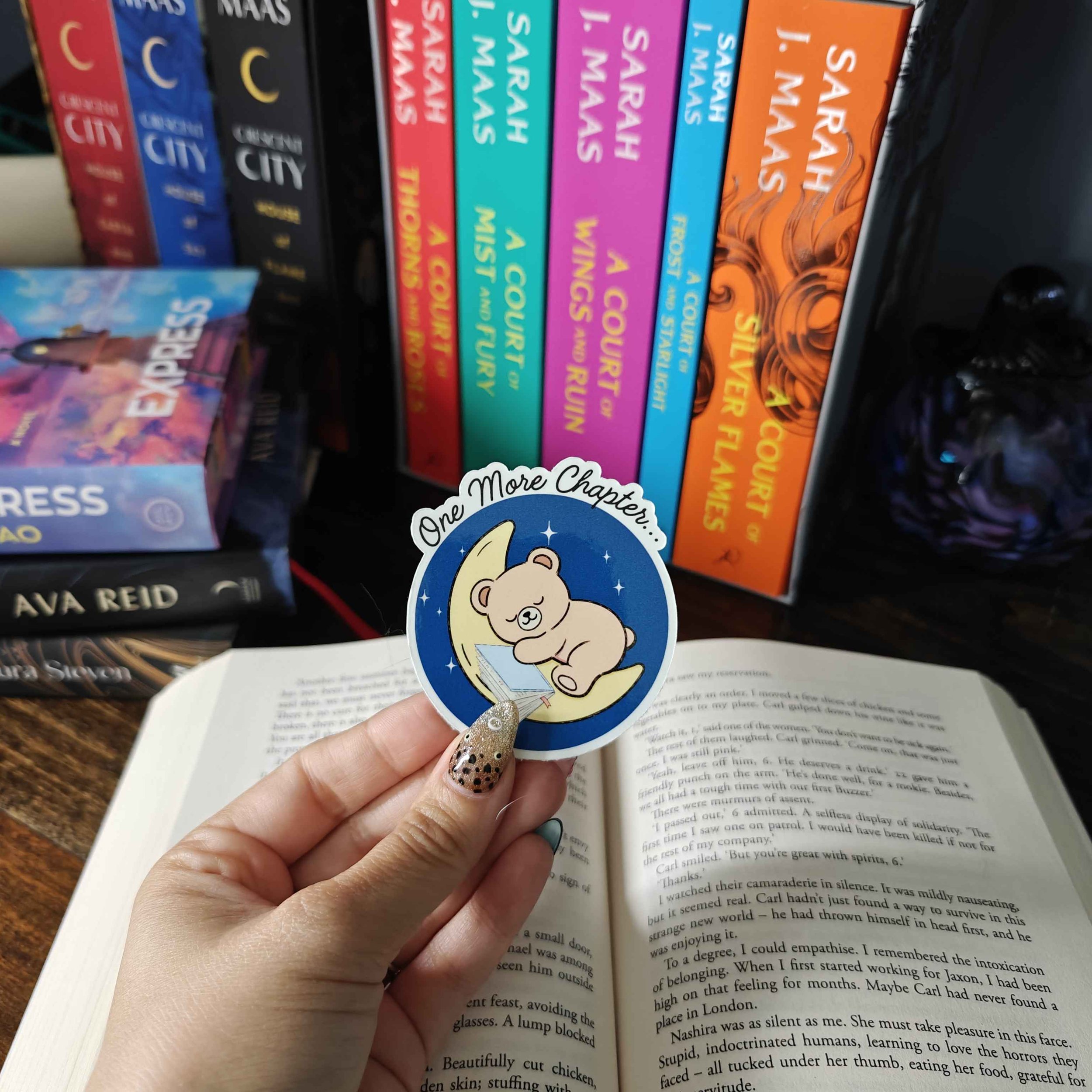 One More Chapter Sticker | Bookish Inspired