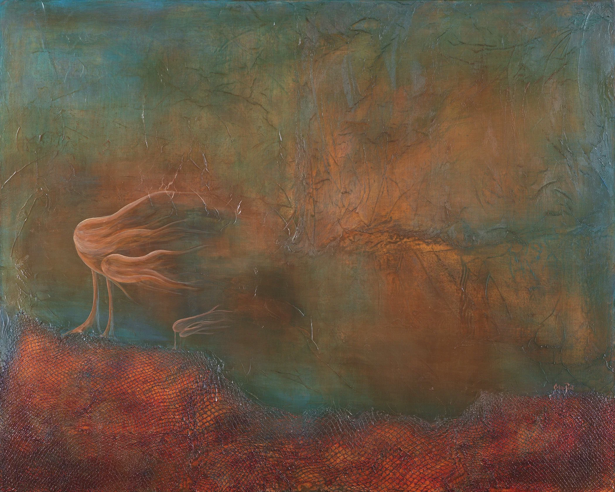 Art Therapy Painting by Celina Paul