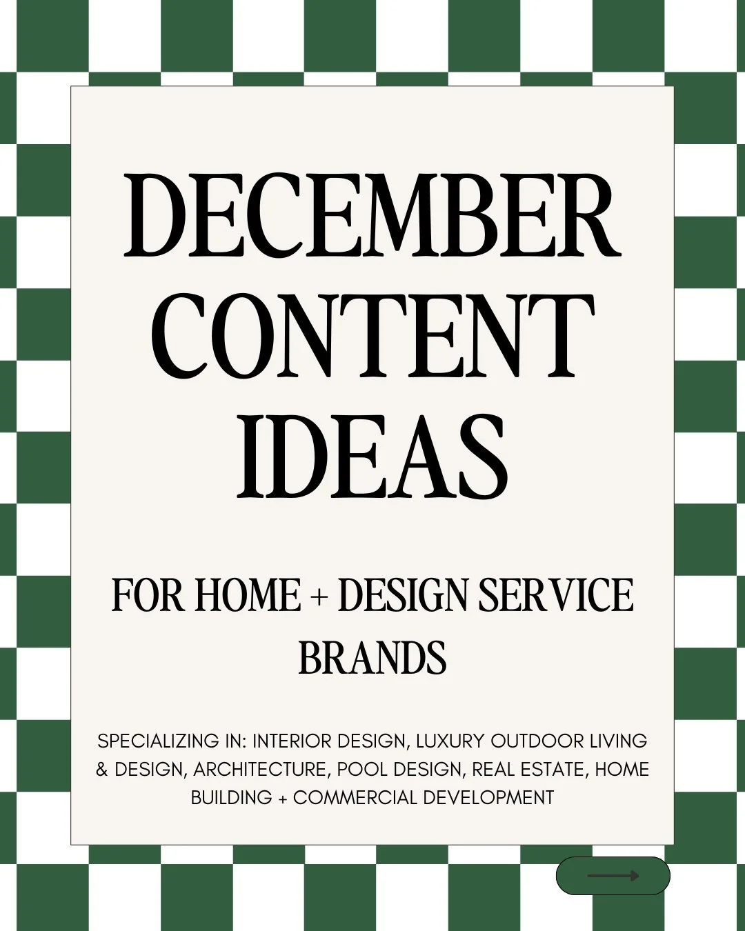 🎄 Some last-minute content ideas to fill up your calendar this December. It&rsquo;s the final opportunity to nurture leads before inboxes go quiet and planning picks back up in January.

Your service-based business&rsquo;s content should do two thin