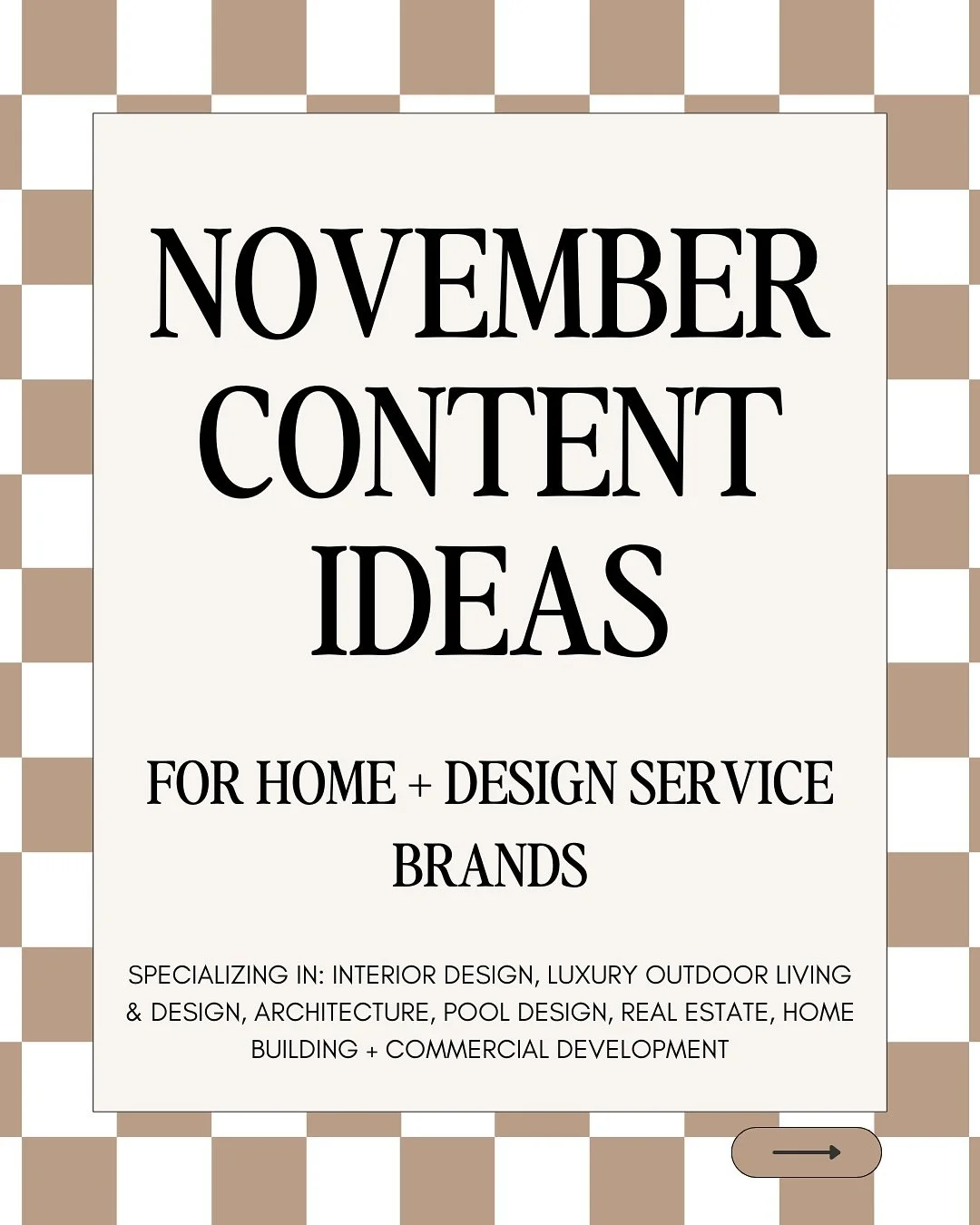🍁🏗️ November is the month in your content strategy to reflect gratitude. Gratitude for your team members, partners, and clients that continue to get your business where it needs to be going. Your service-based business&rsquo; socials should feel gr