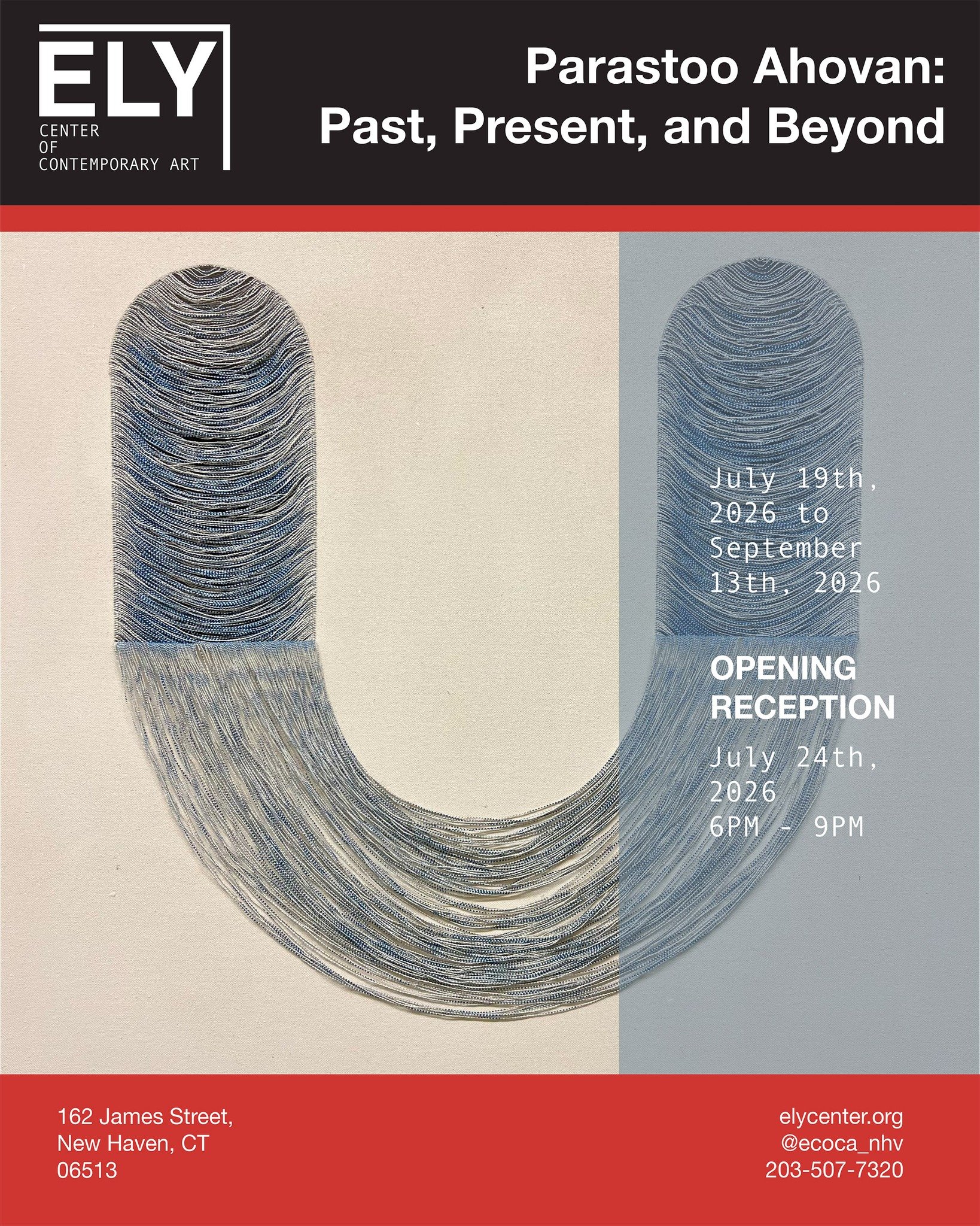 Opening Reception: Friday, July 24, 6-9pm

Please join us for the Opening Reception of Parastoo Ahovan's new solo exhibition!
Parastoo has been an Artist-in-Residence here at the Ely Center for the Spring '26 cohort. We are so pleased to present her 