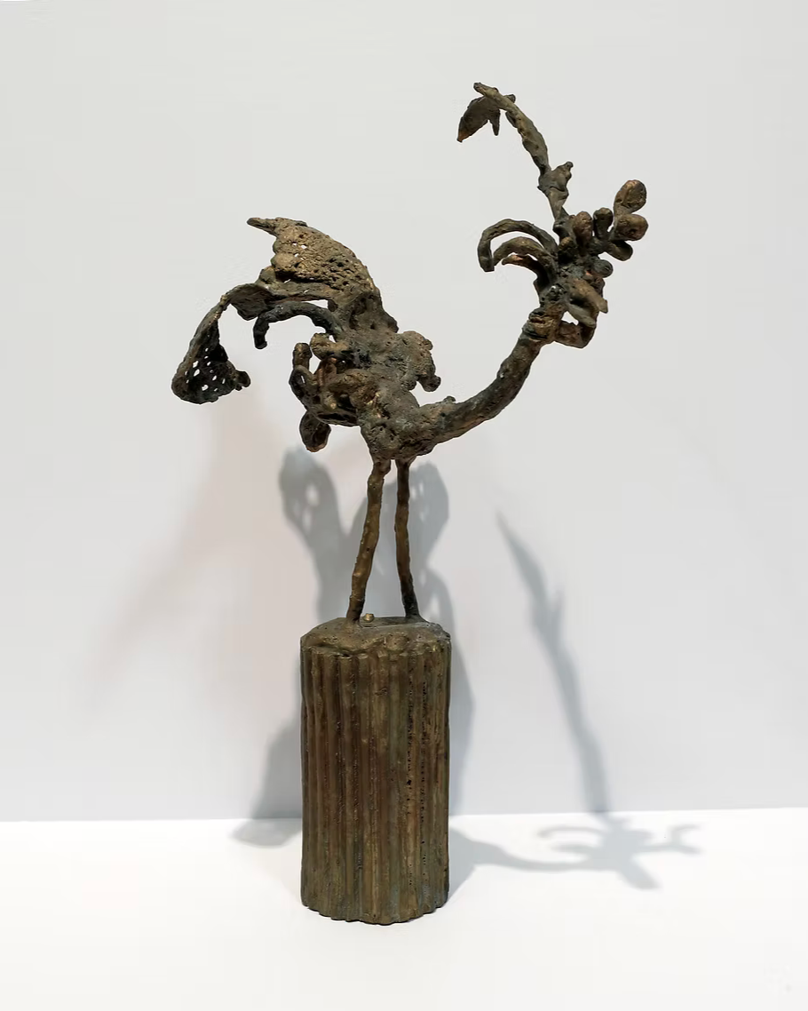 (1) I Aint No Chicken, 2025, Bronze, 
16” x 12” x 5.5”
$2,400