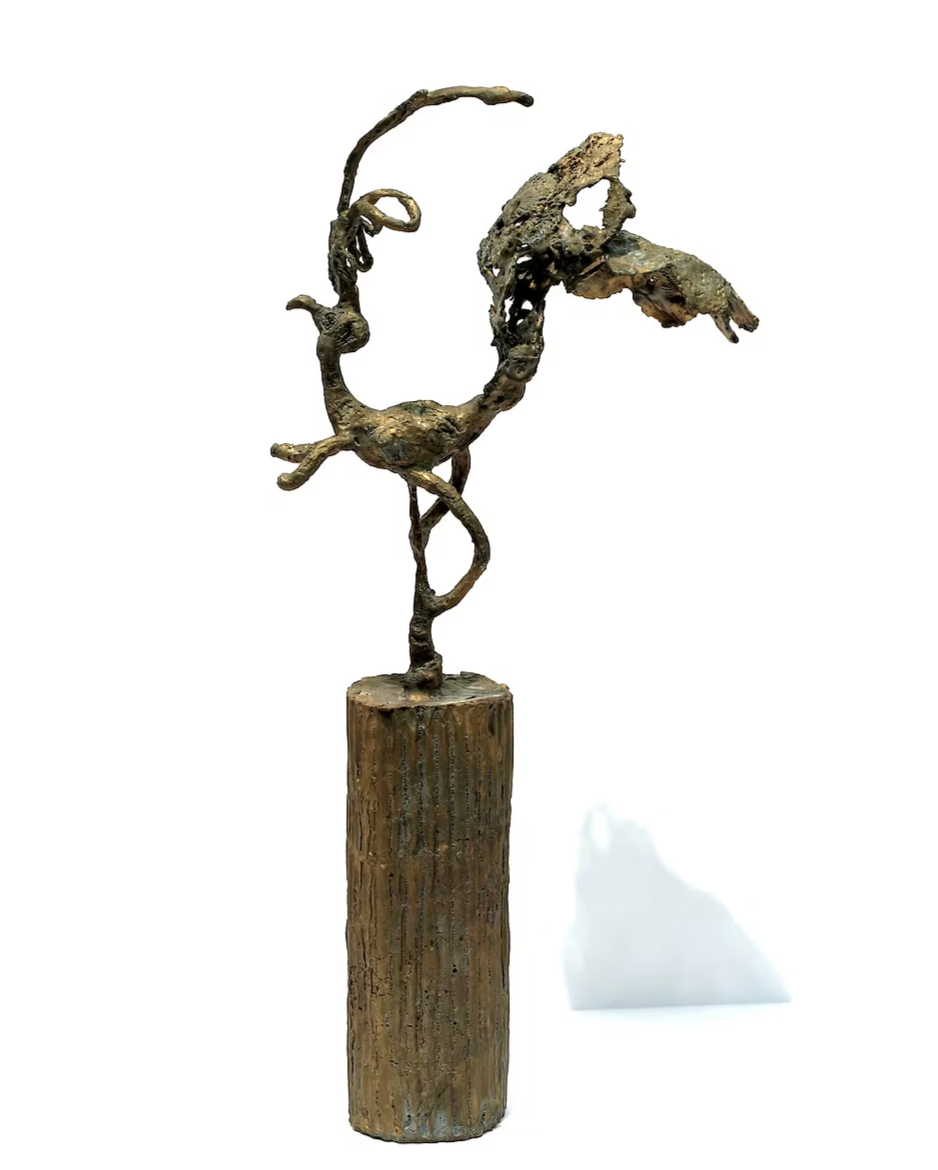 (4) Runner Up, 2025, Bronze
17” x 6” x 4”
$2,400
