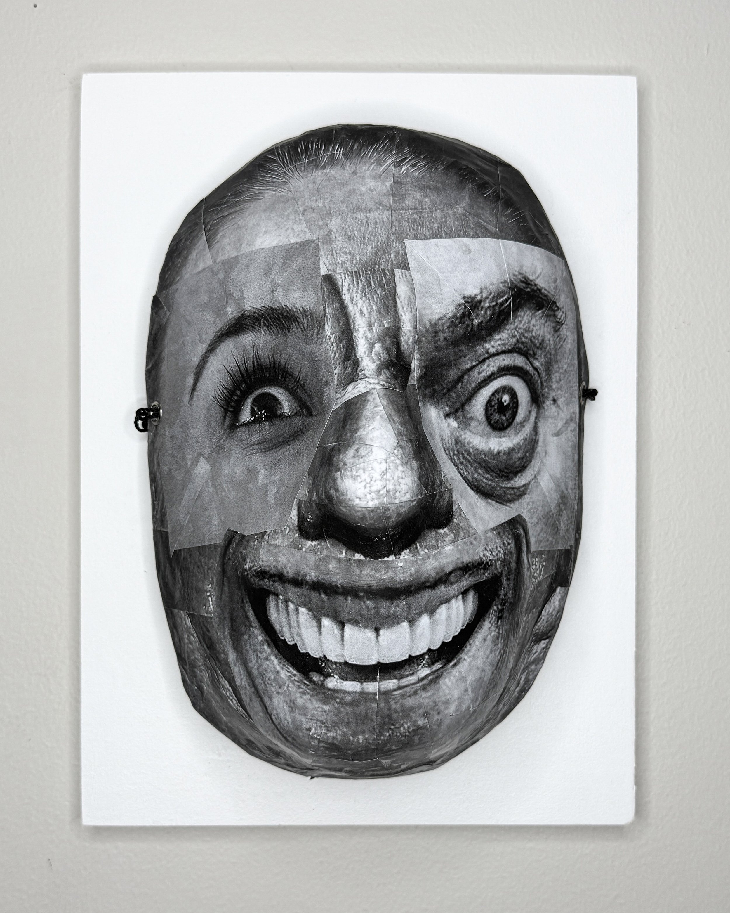 (3) Corrupted Cognition 73, plaster of paris, paper, glue 
9x12x5, $500 plus shipping