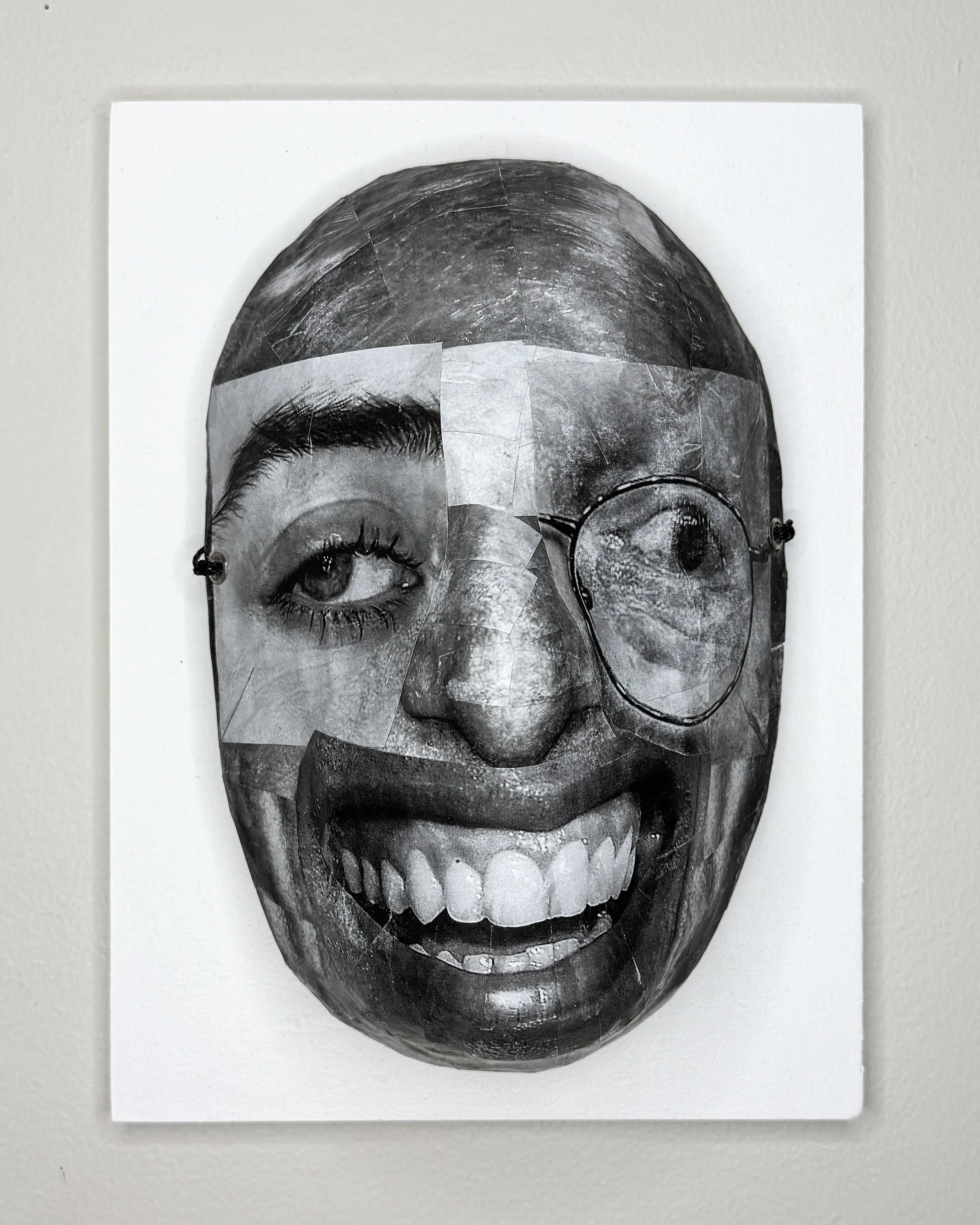 (4) Corrupted Cognition 77, plaster of paris, paper, glue 
9x12x5, $500 plus shipping