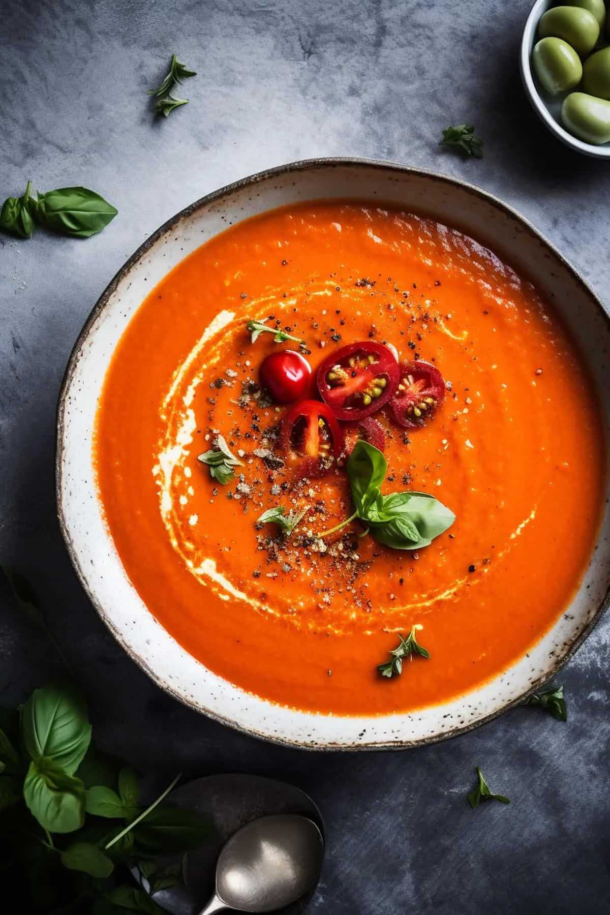 Roasted Tomato and Basil Soup - Single Serving