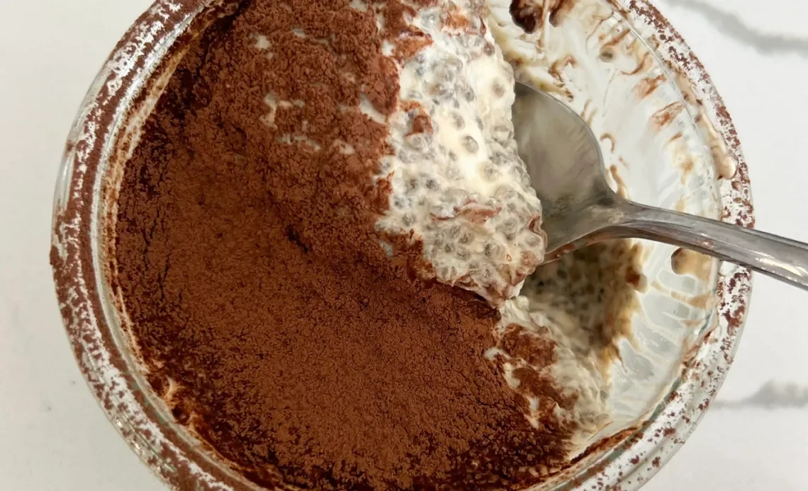 Tiramisu Chia Pudding