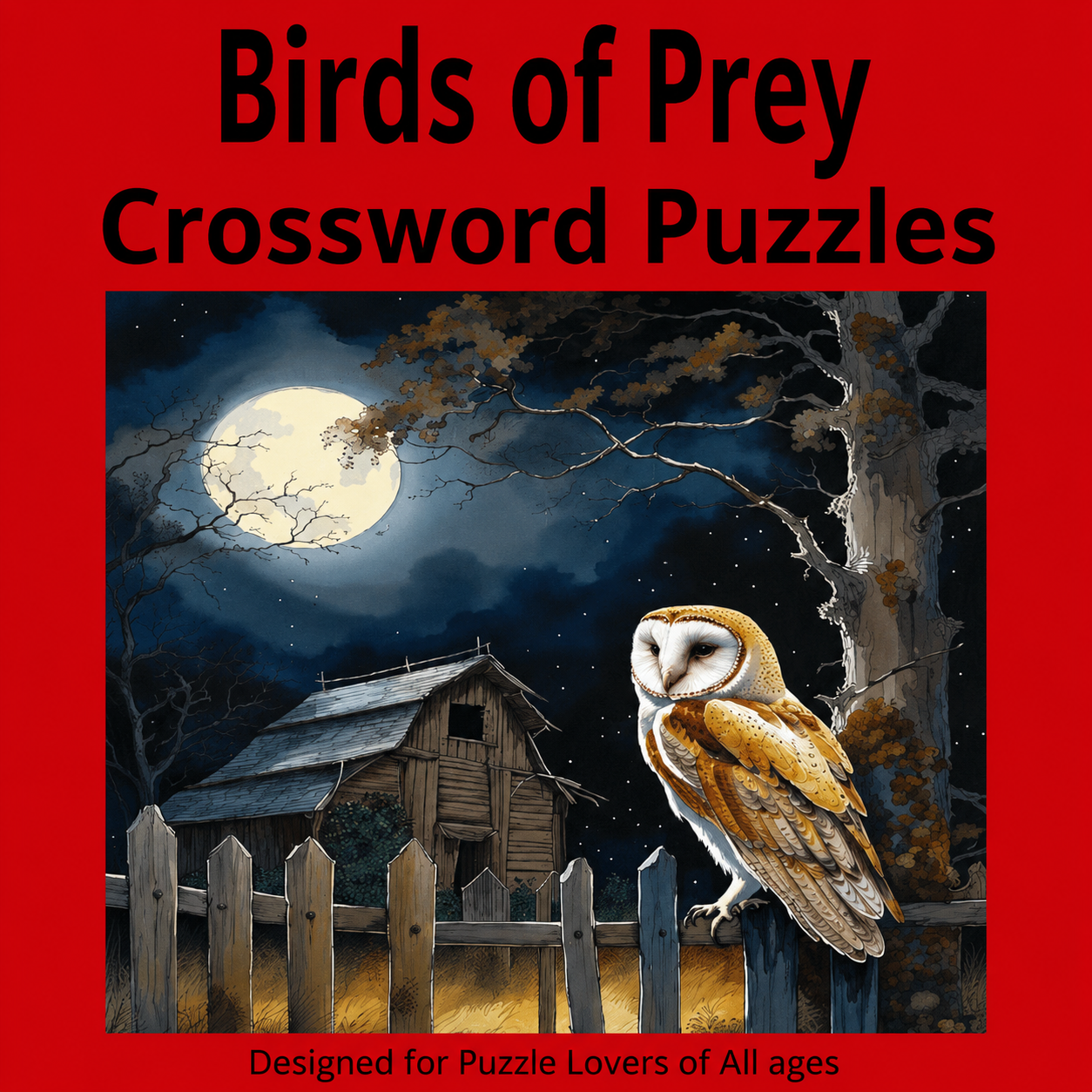 Birds of Prey Crossword Puzzle Book