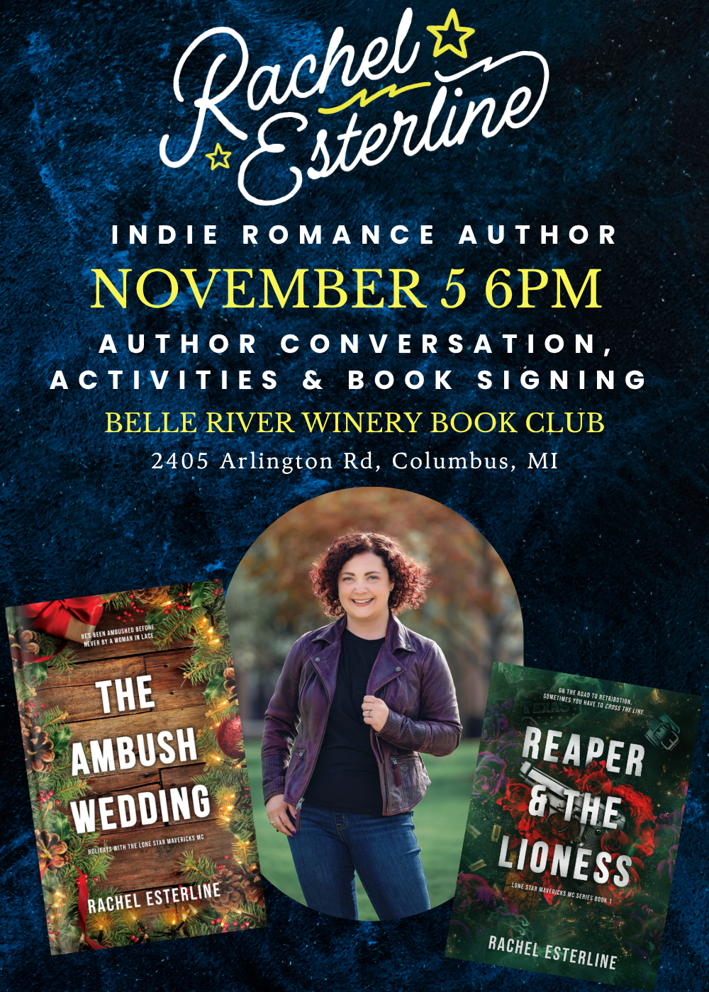 Booked at Belle River winery: Rachel Esterline
