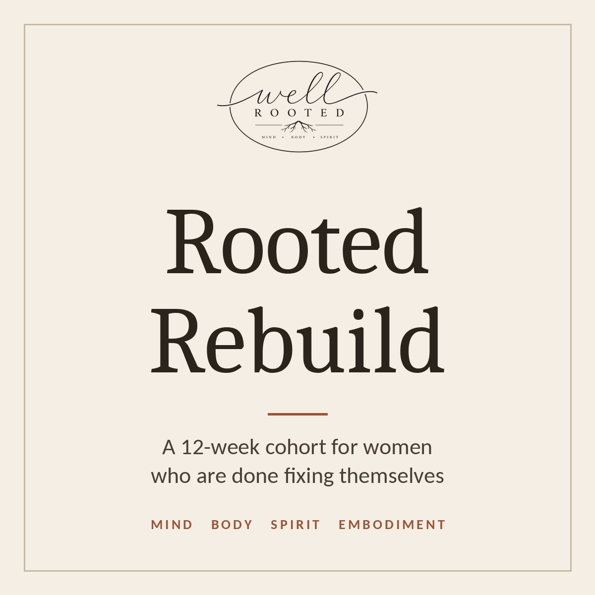 Rooted Rebuild - Payment Plan